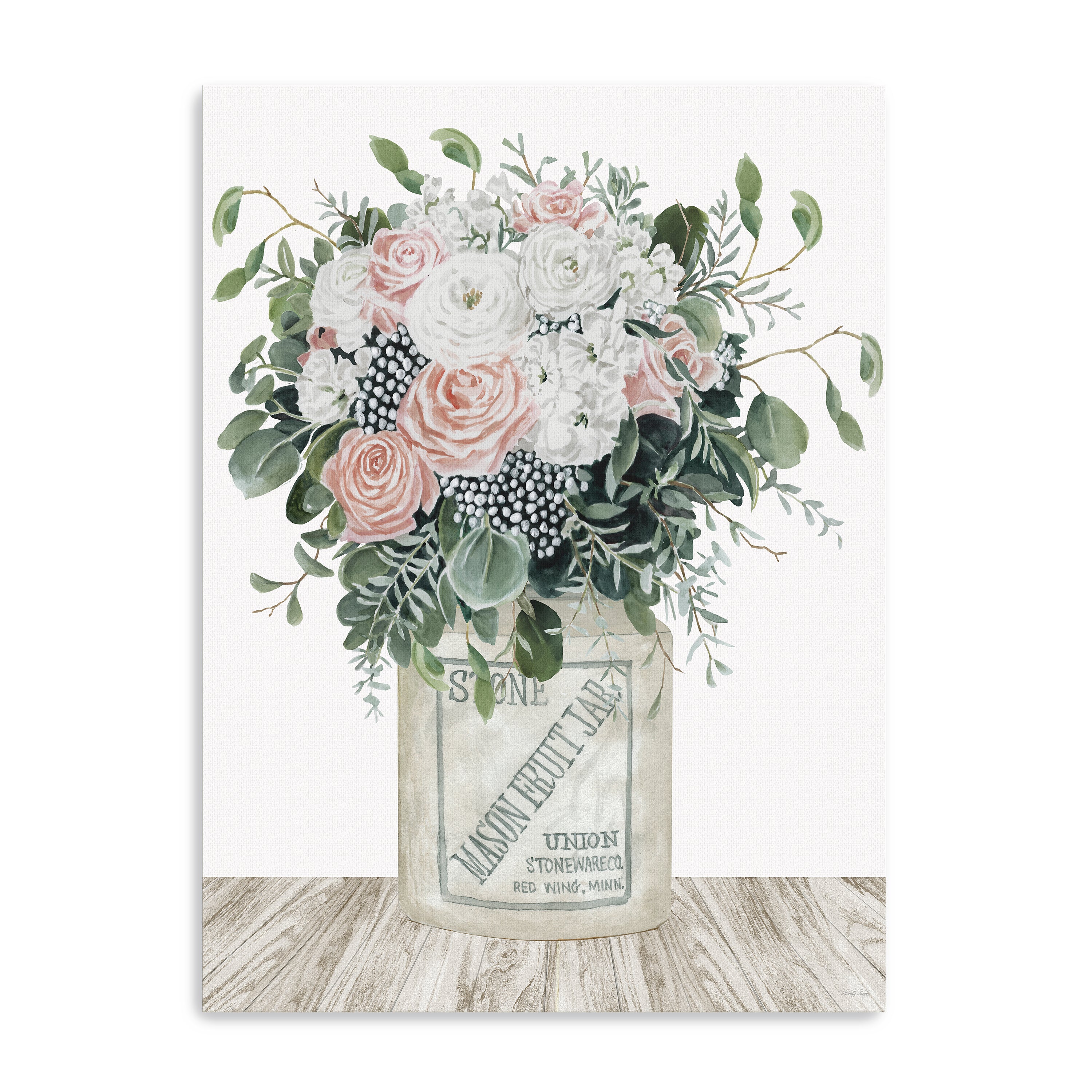 Farm Fresh Flowers I Canvas Giclee