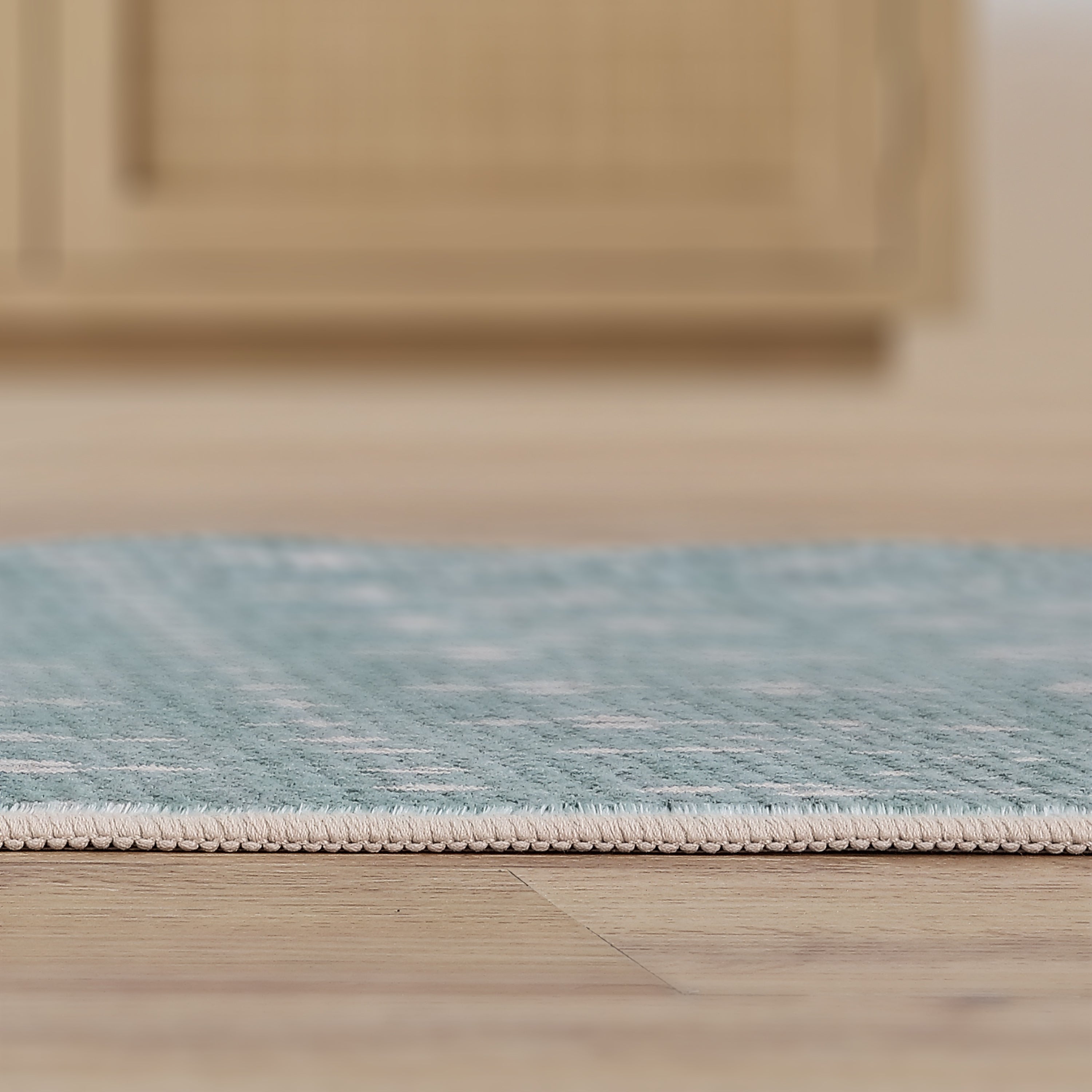 Leila Moroccan Diamond Trellis Non-Slip Machine-Washable Rug