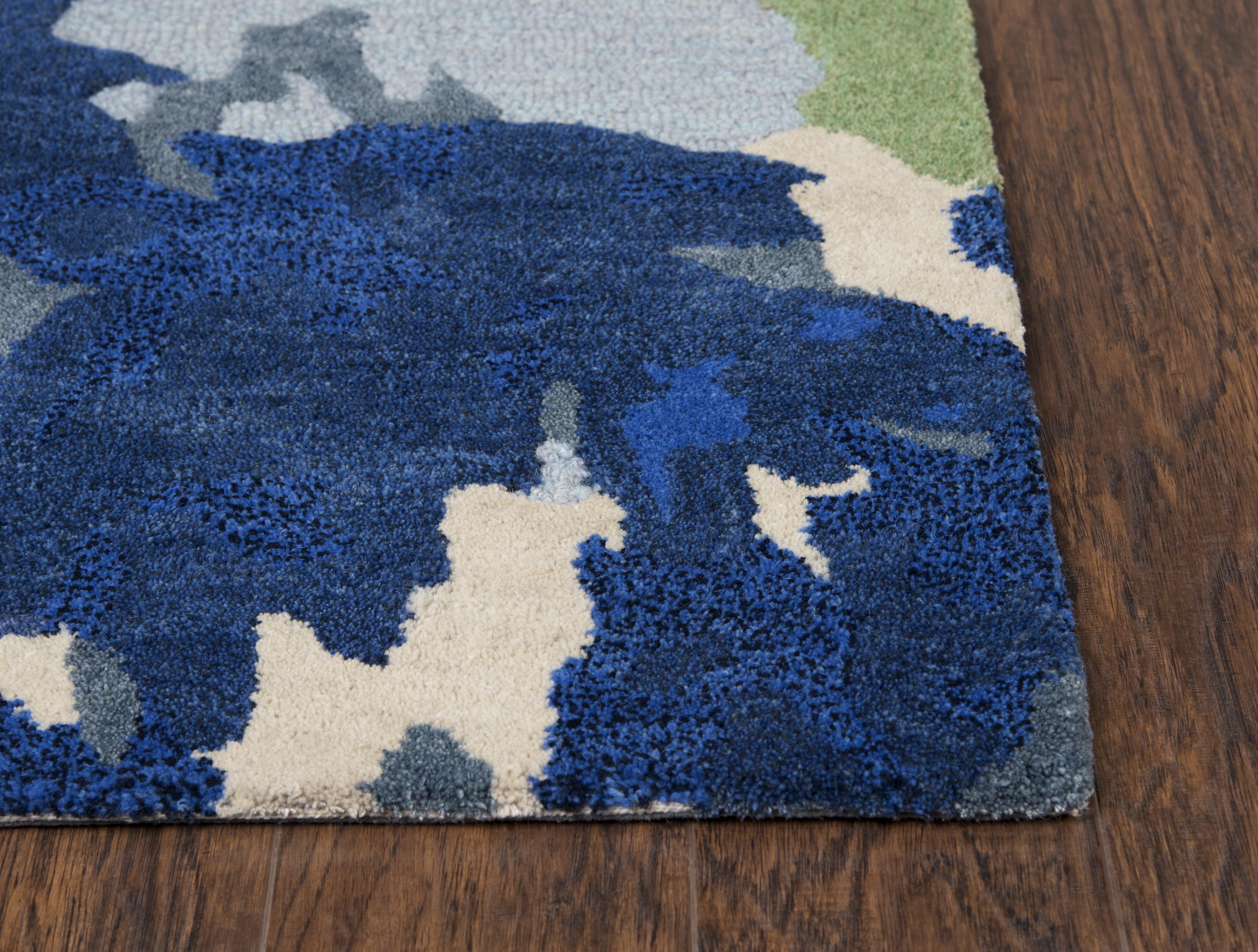 Hand Tufted 100% Wool Abstract Area Rug
