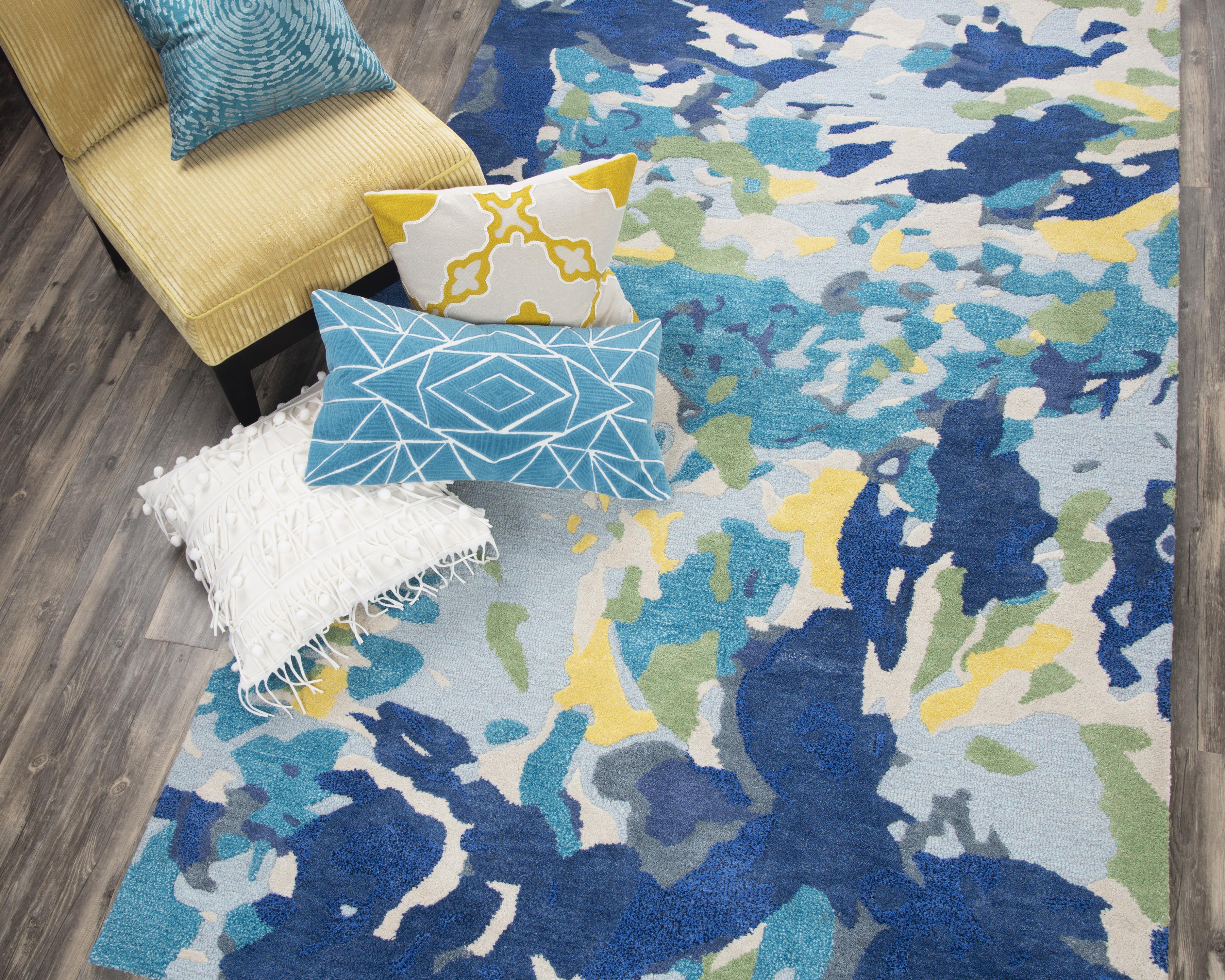 Hand Tufted 100% Wool Abstract Area Rug