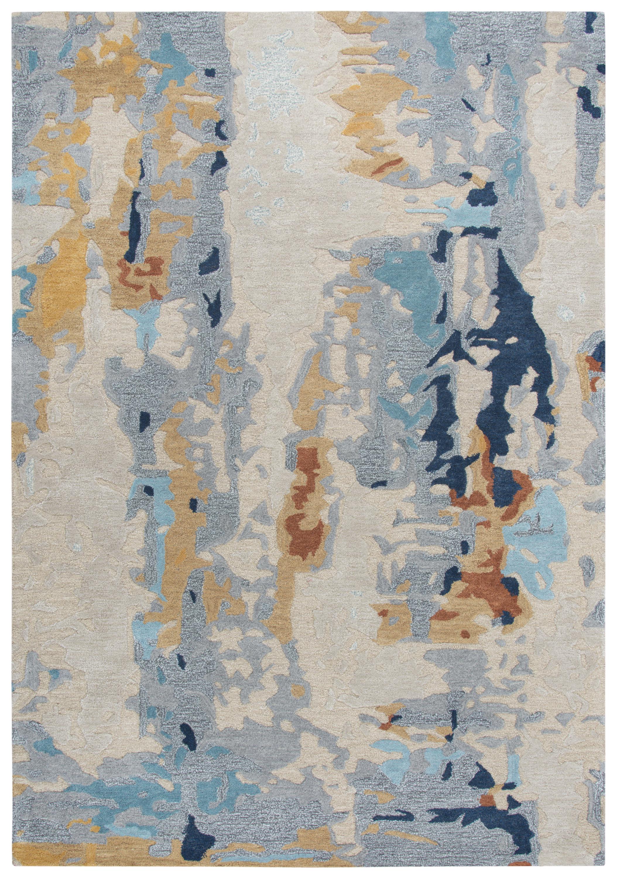 Hand Tufted 100% Wool Abstract Area Rug