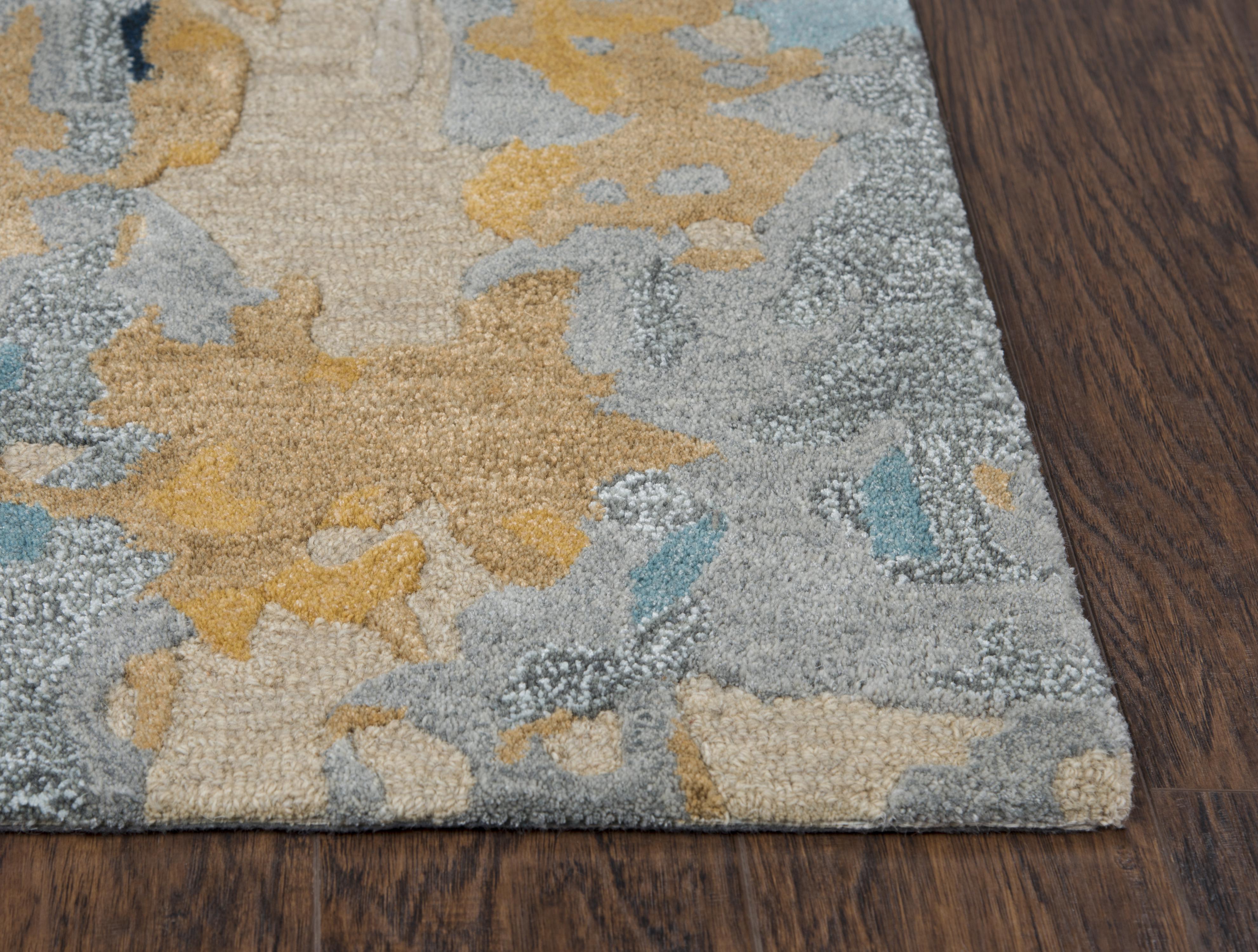 Hand Tufted 100% Wool Abstract Area Rug