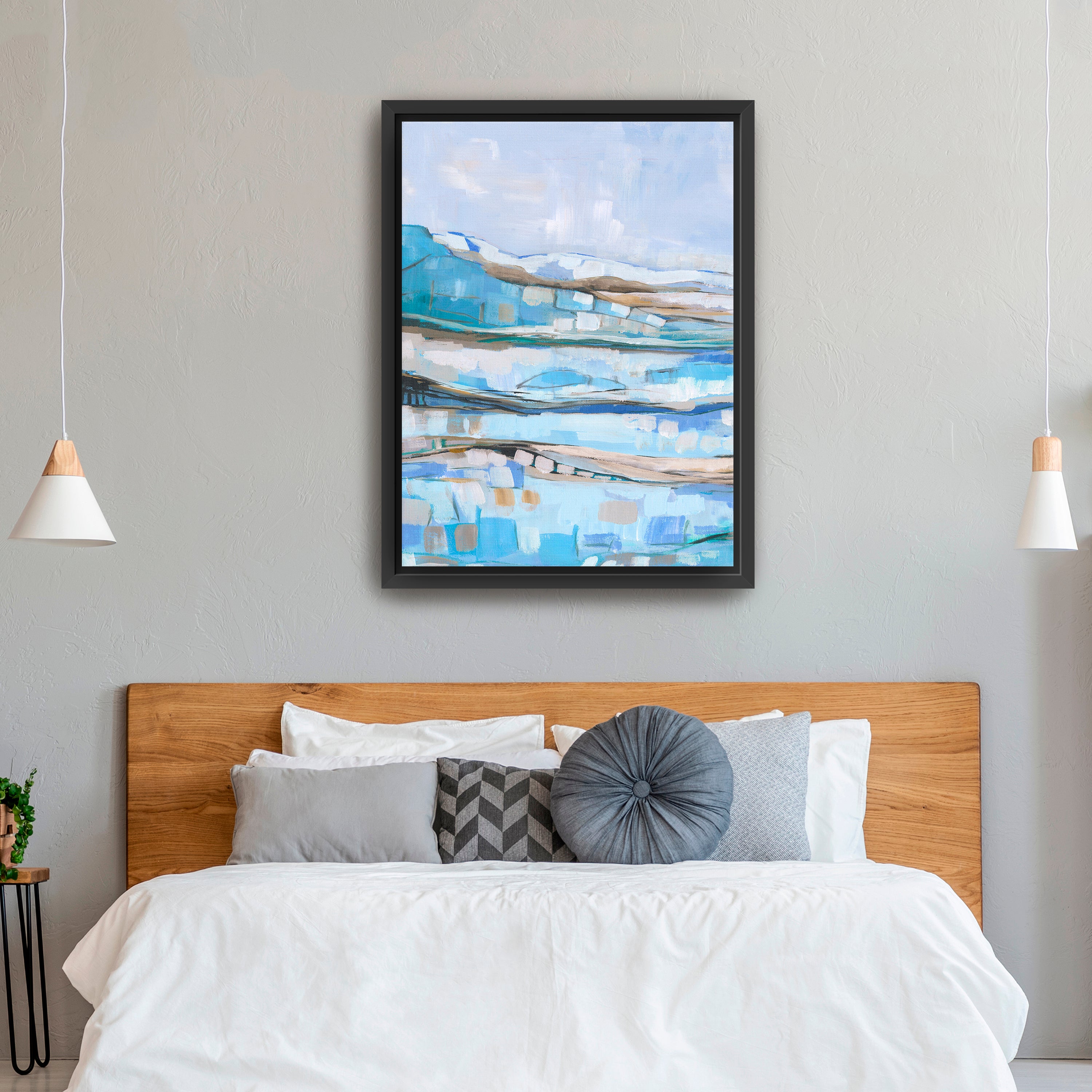Abstract Echoes I Canvas Giclee
