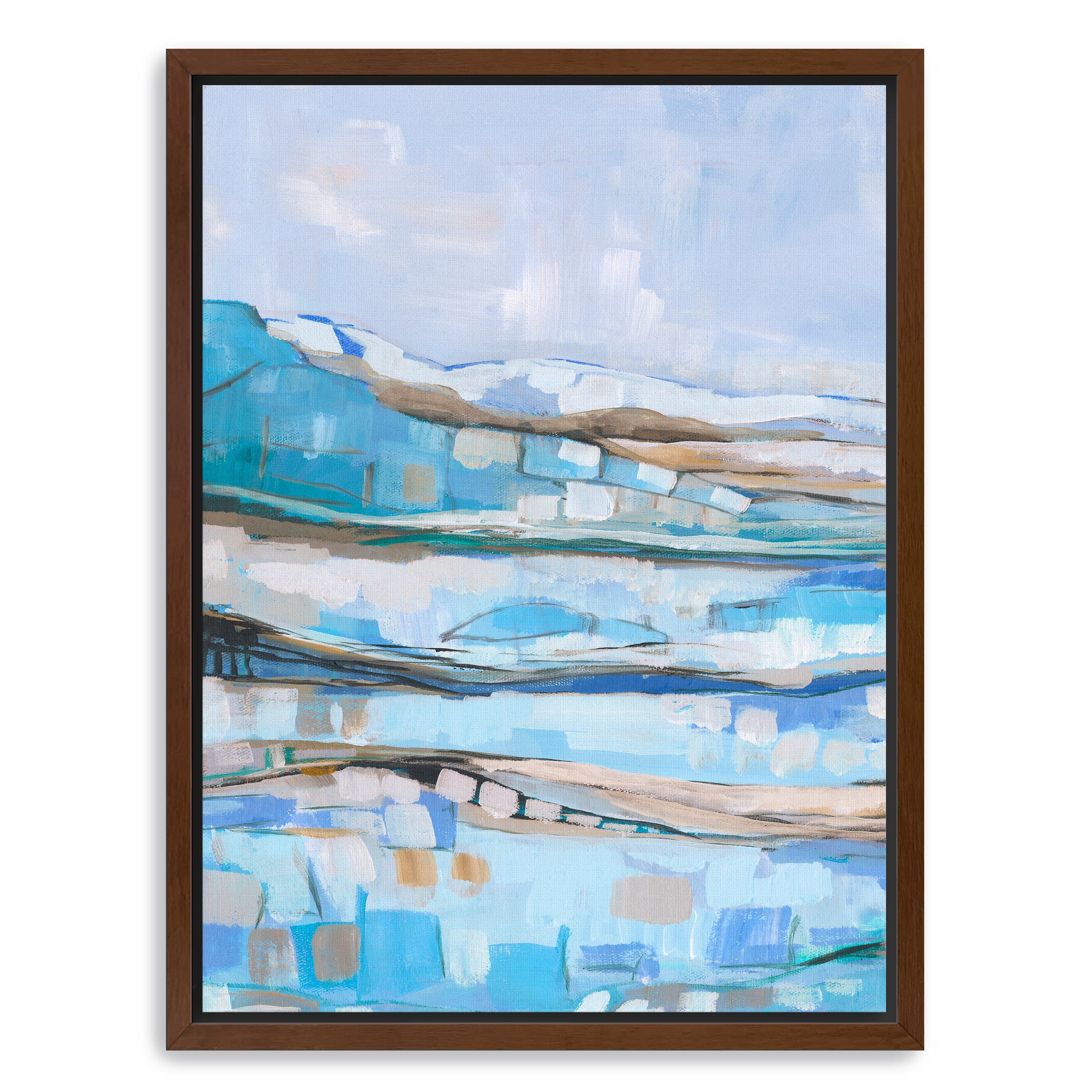 Abstract Echoes I Canvas Giclee