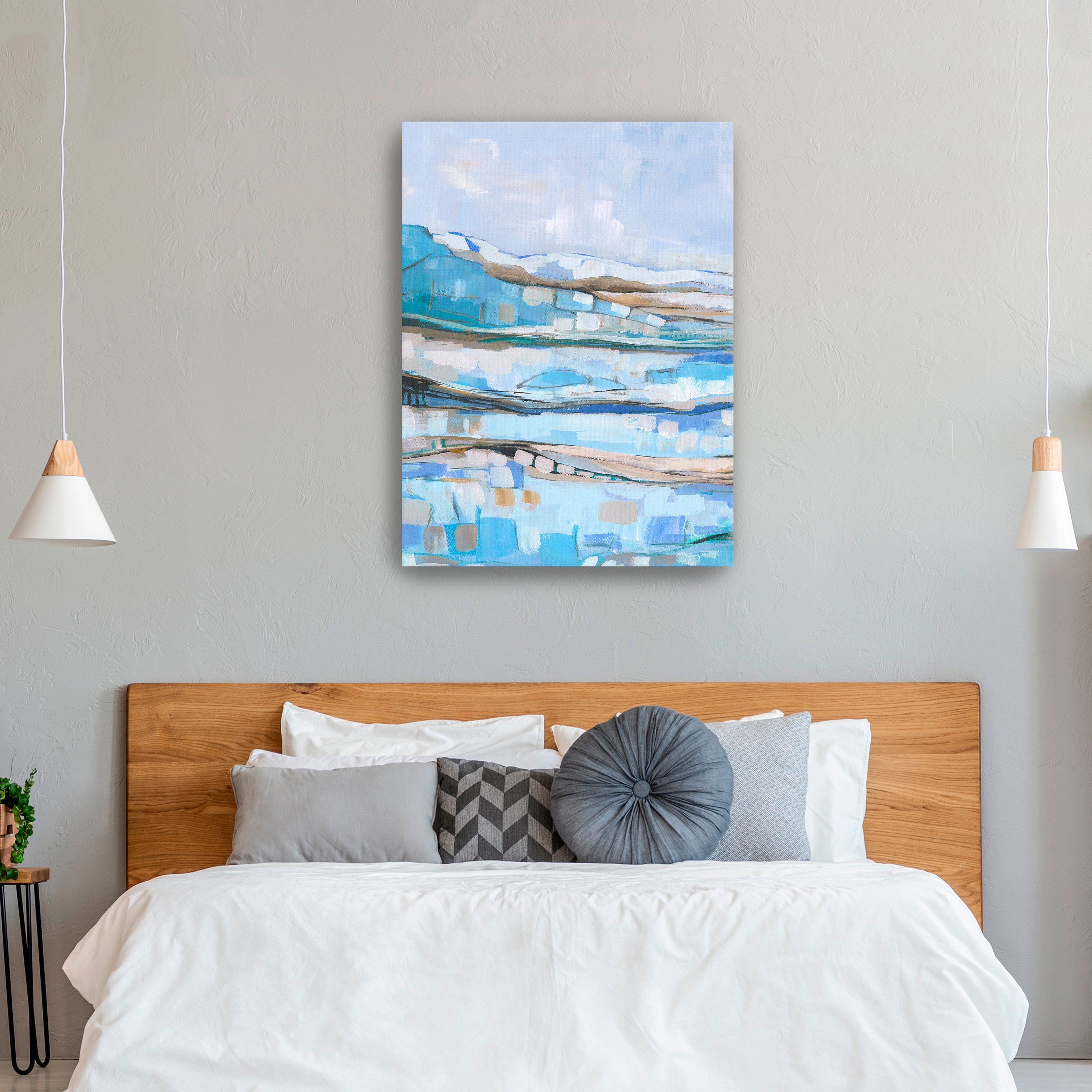 Abstract Echoes I Canvas Giclee