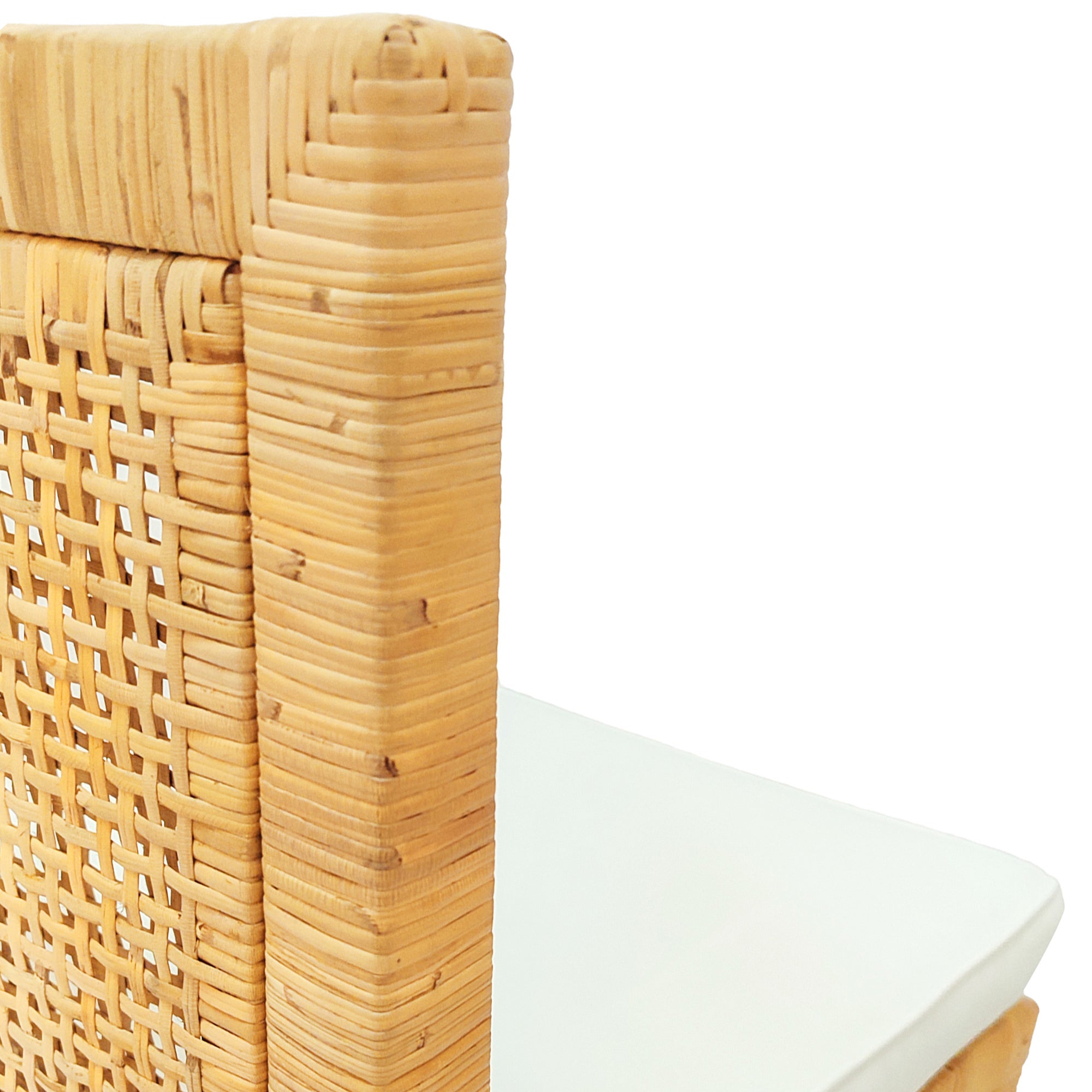 Eli Woven Rattan Counter Stool