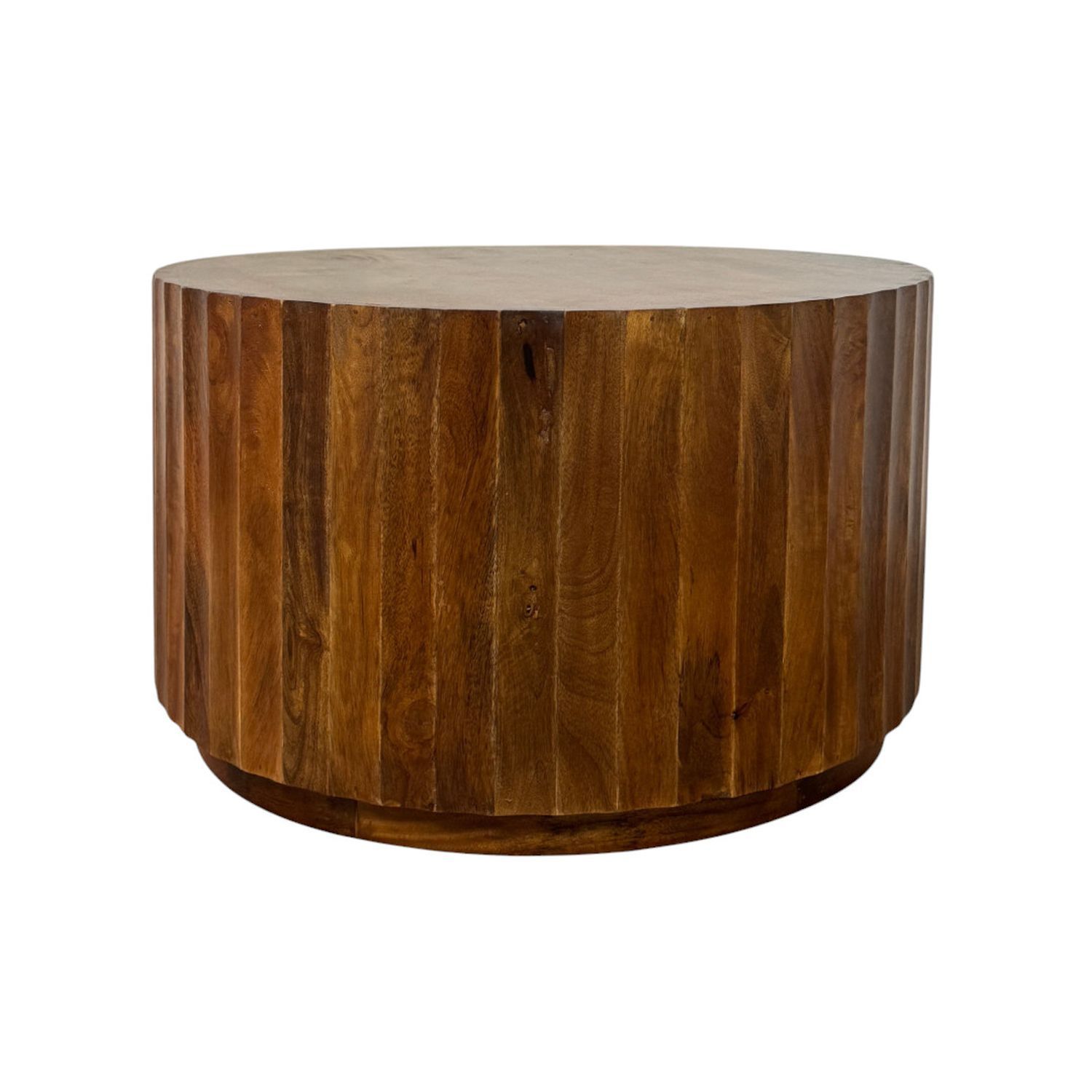 Vertical Groove Coffee Table
