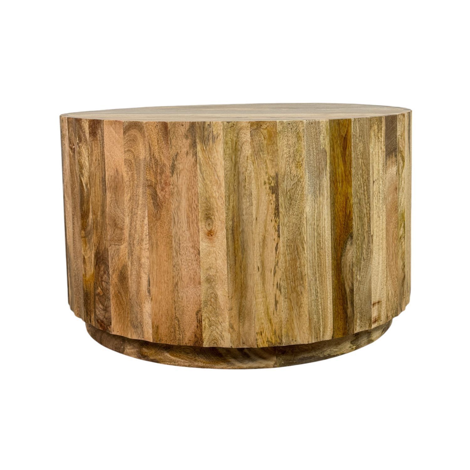 Vertical Groove Coffee Table