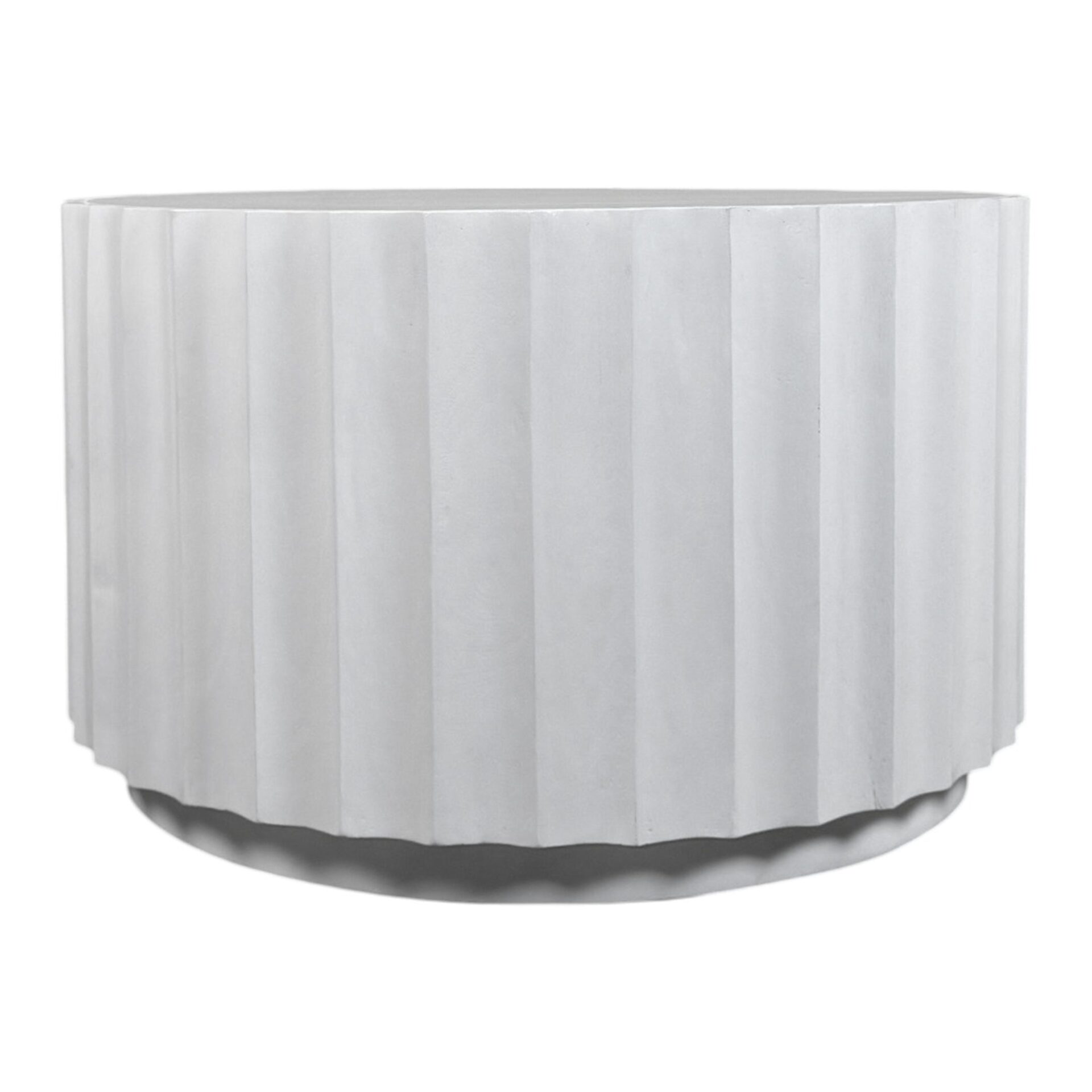 Vertical Groove Coffee Table