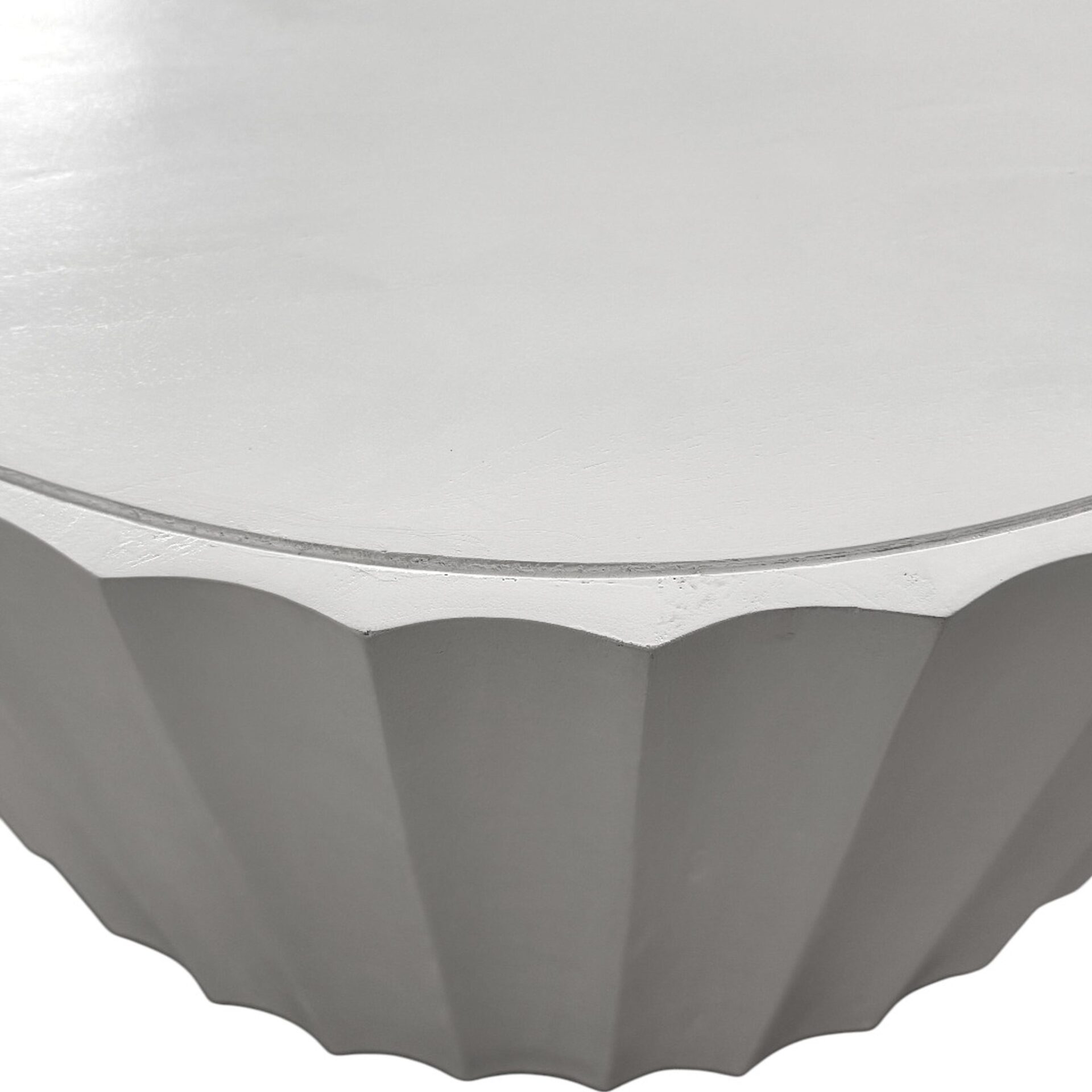 Vertical Groove Coffee Table