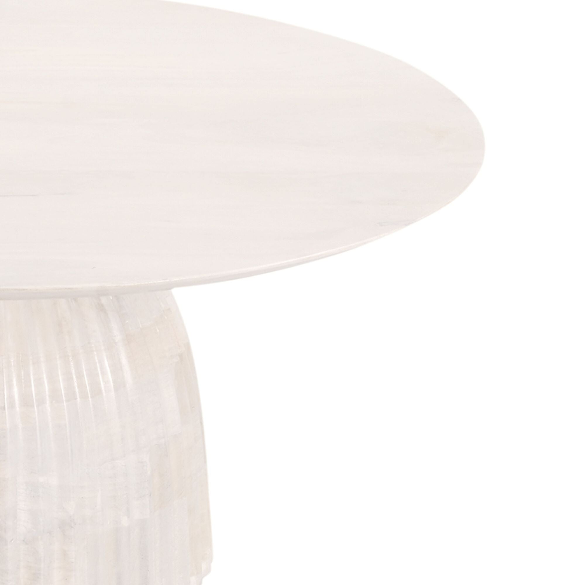 Clara Scalloped Base Coffee Table