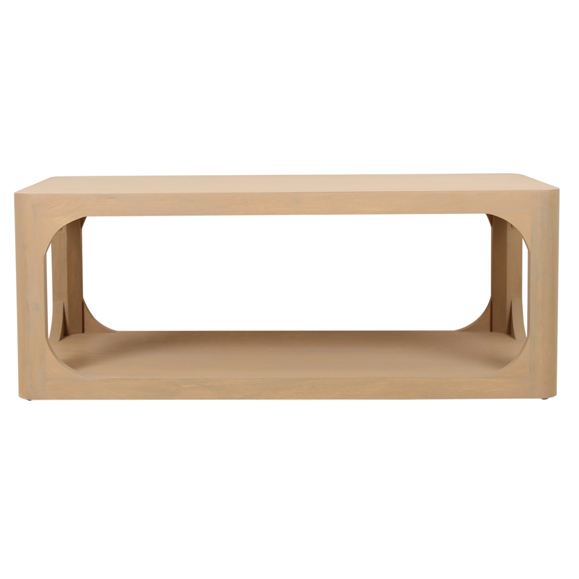 Veronica 42"W Mango Wood Coffee Table