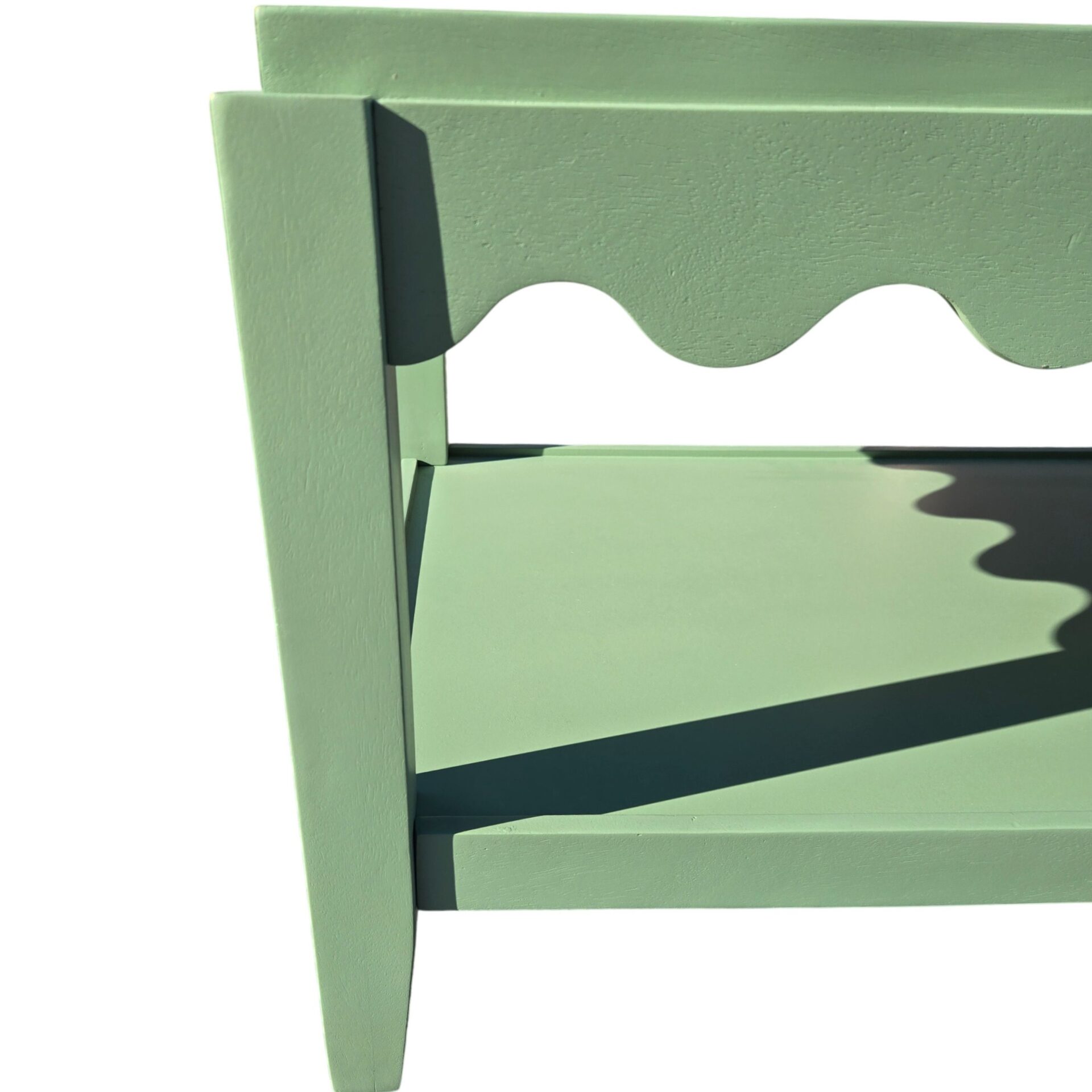 Scallop Rectangular Mango Wood Coffee Table