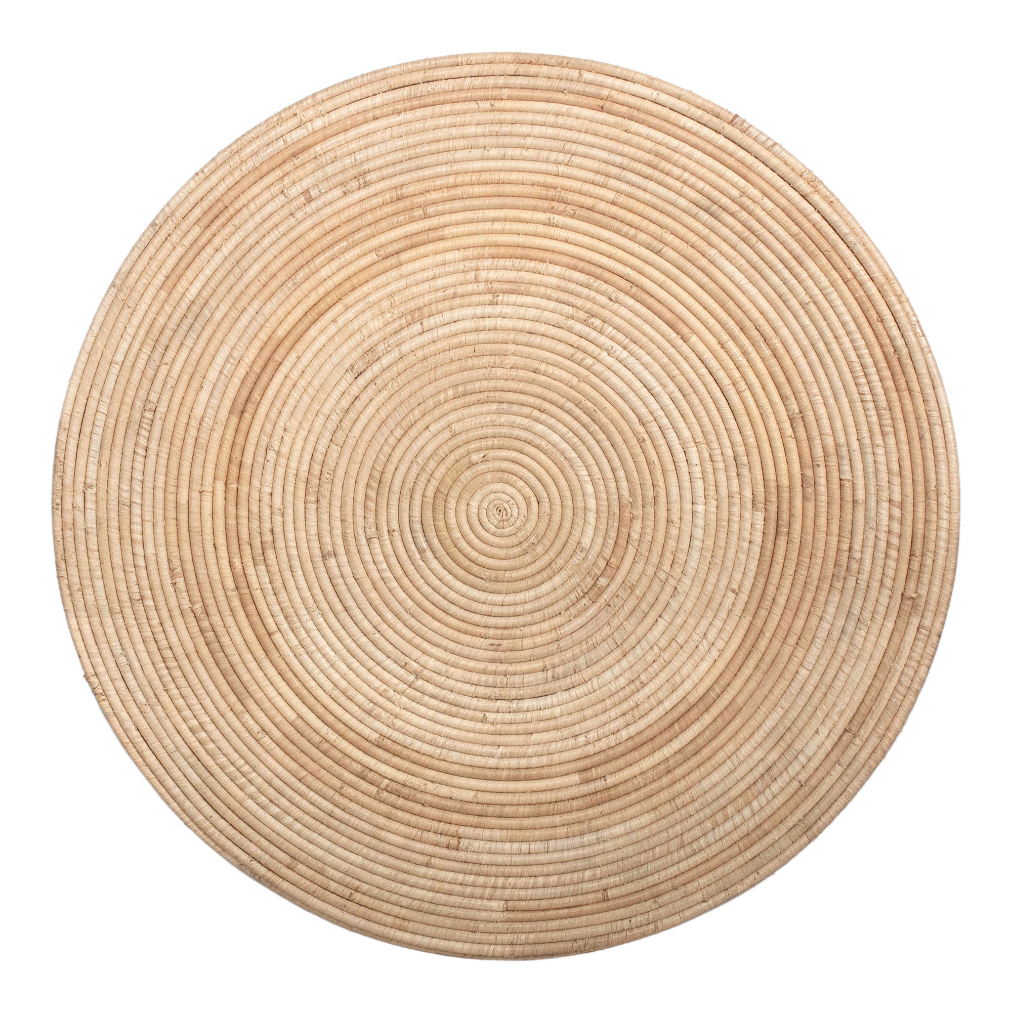 Naya Round Raffia Coffee Table