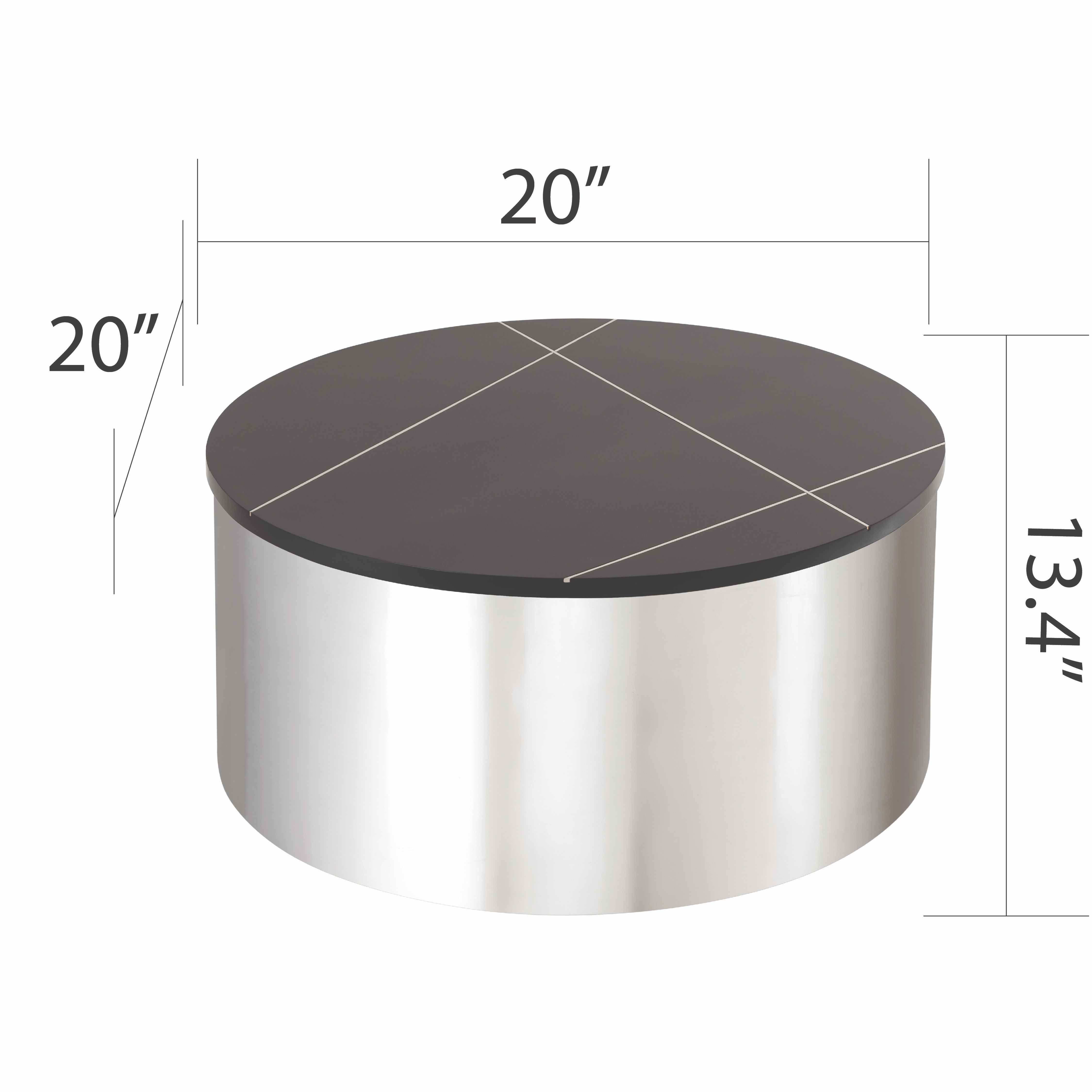 Jhene Modern Style 3PCCoffee Table Set