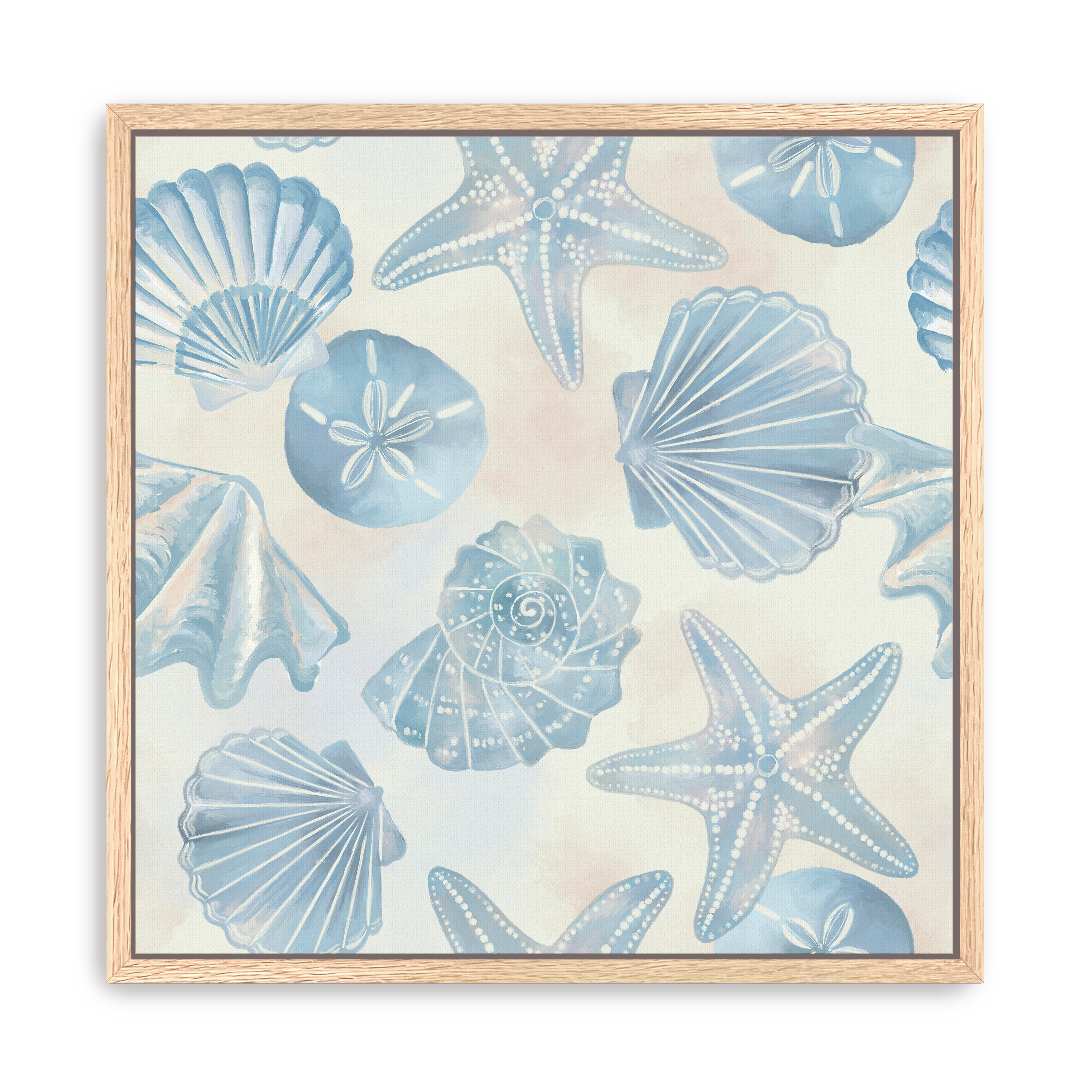 Tossed Shells Canvas Giclee