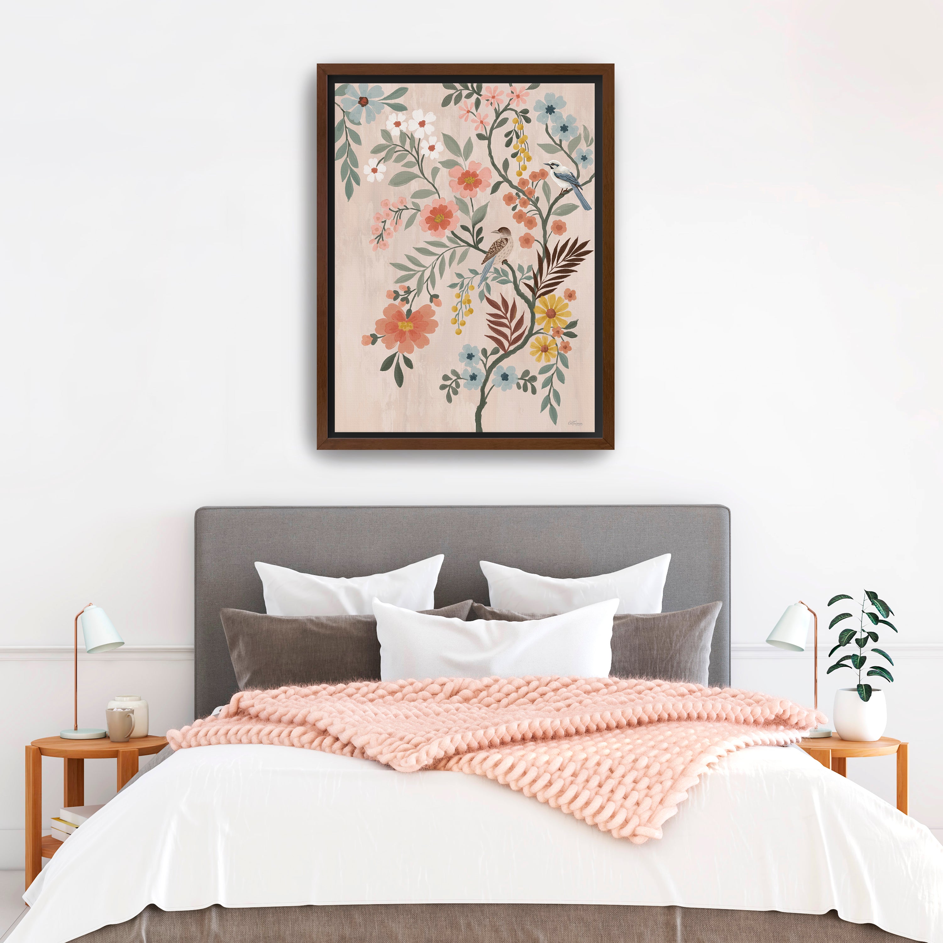 Modern Chinoiserie Canvas Giclee