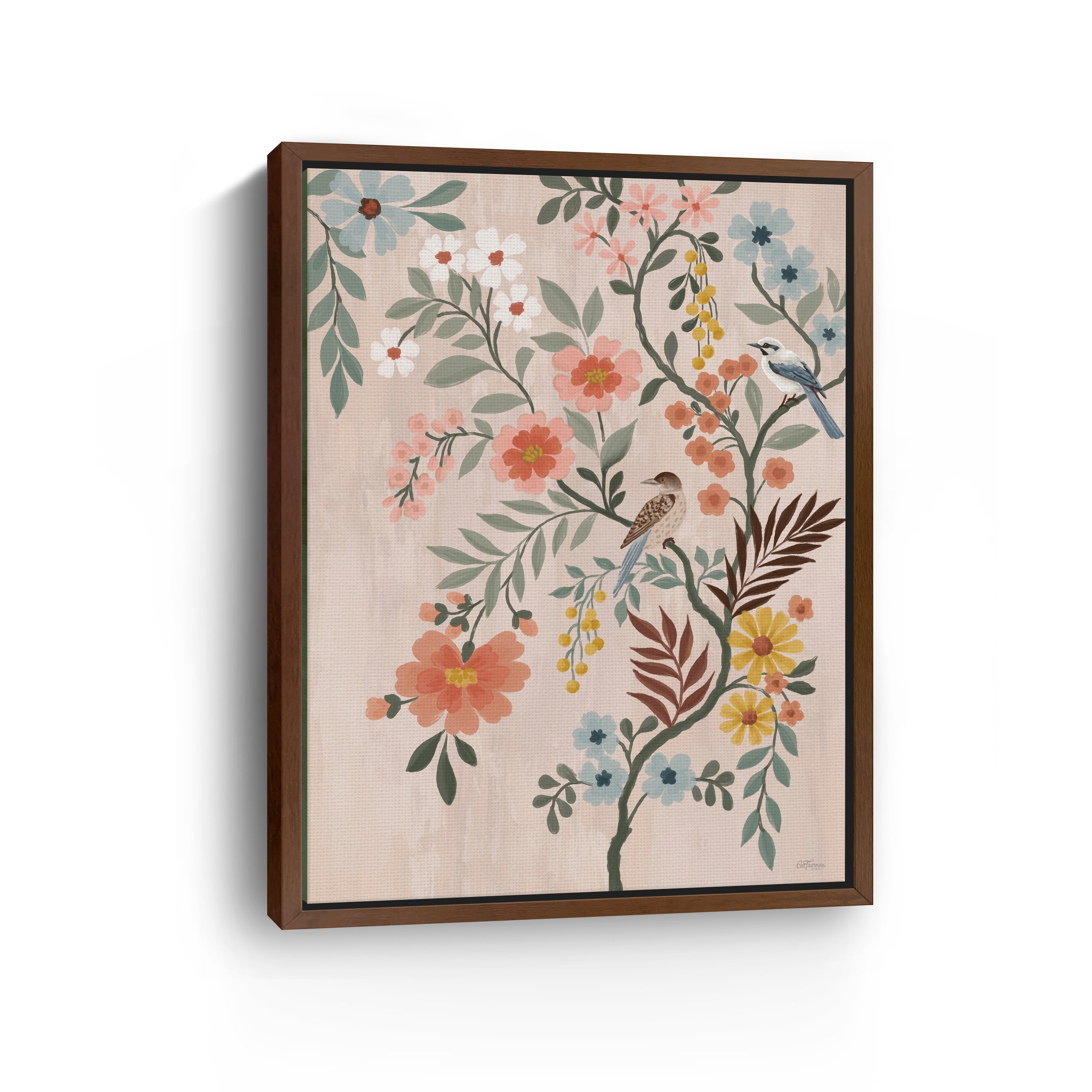 Modern Chinoiserie Canvas Giclee