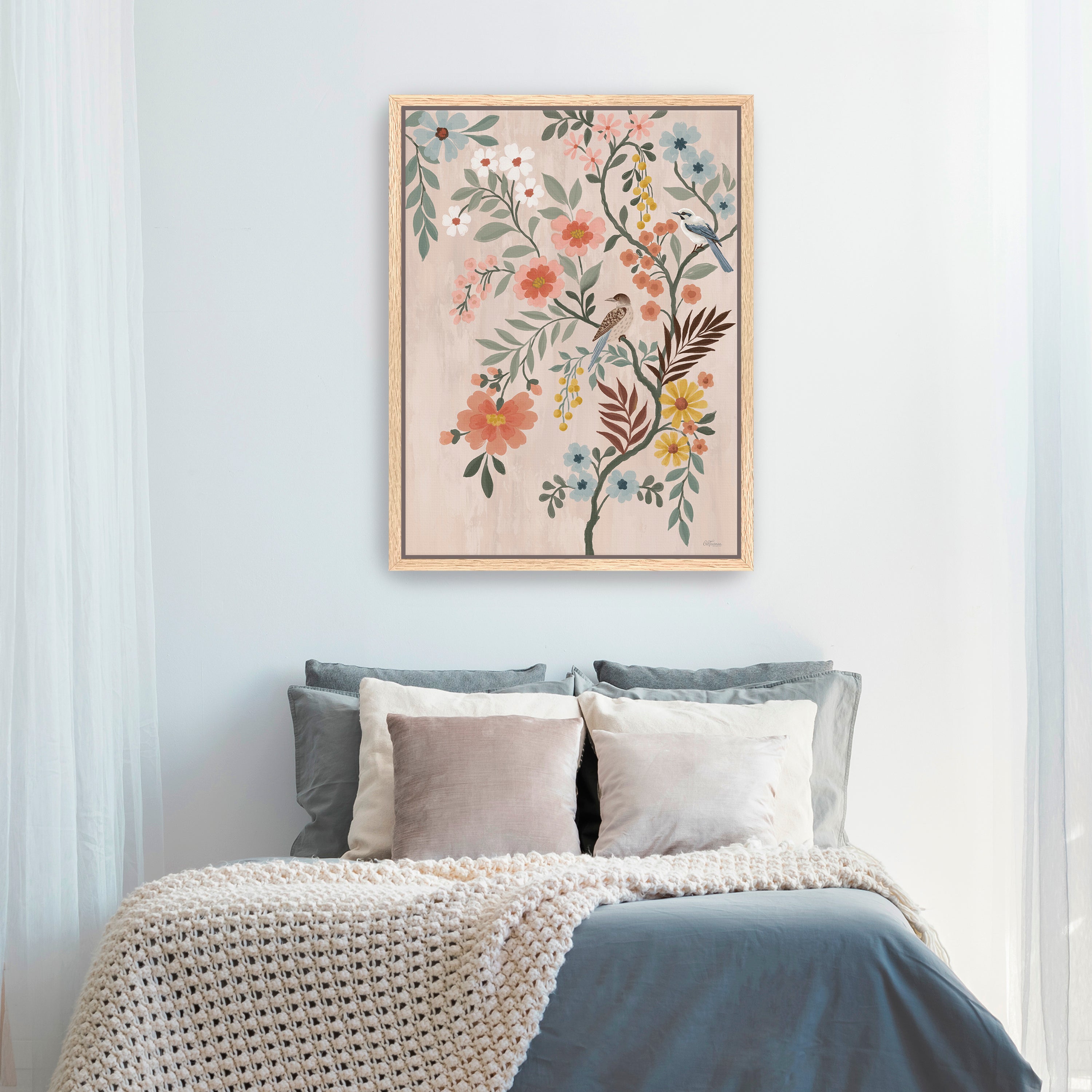 Modern Chinoiserie Canvas Giclee