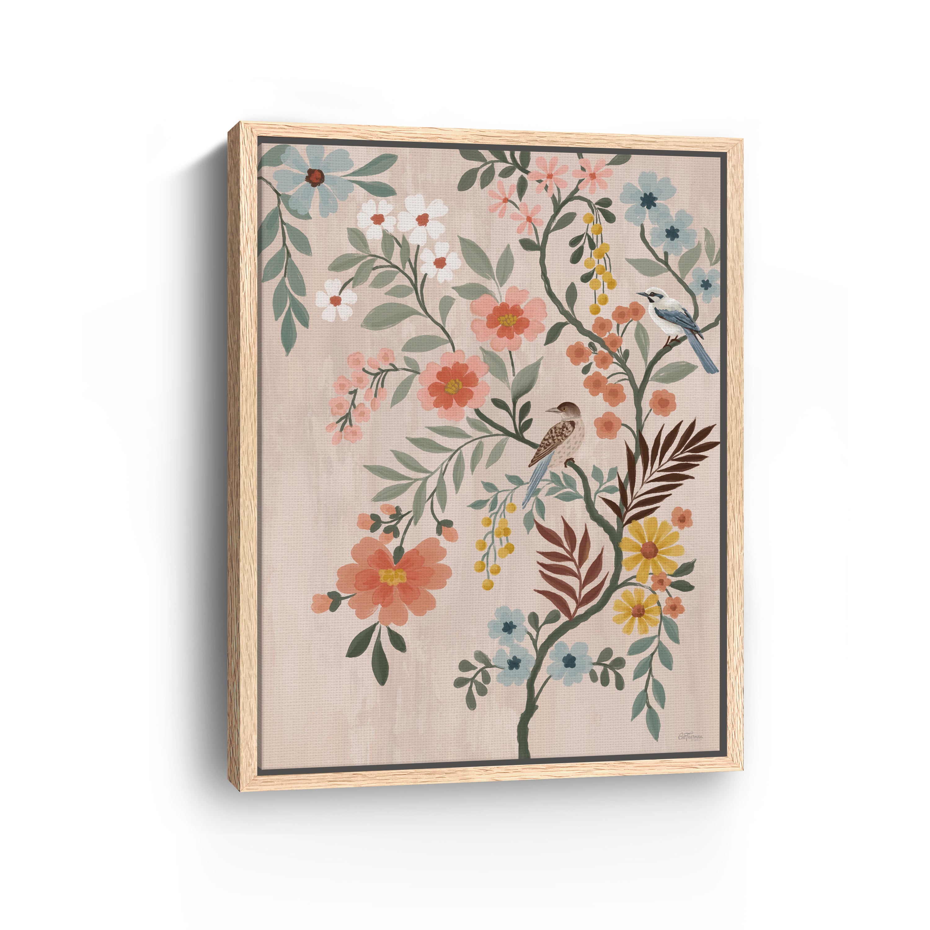 Modern Chinoiserie Canvas Giclee