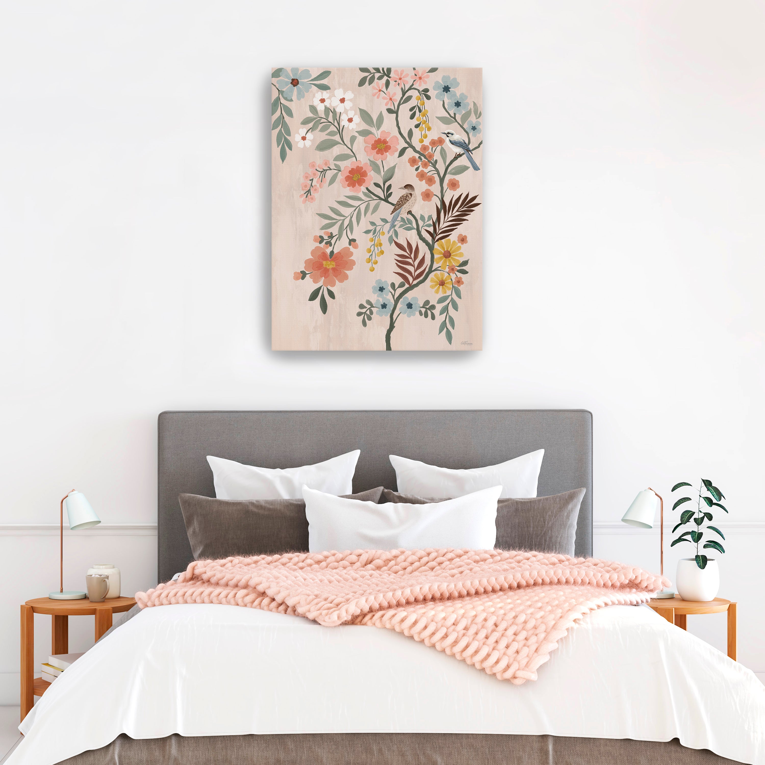 Modern Chinoiserie Canvas Giclee