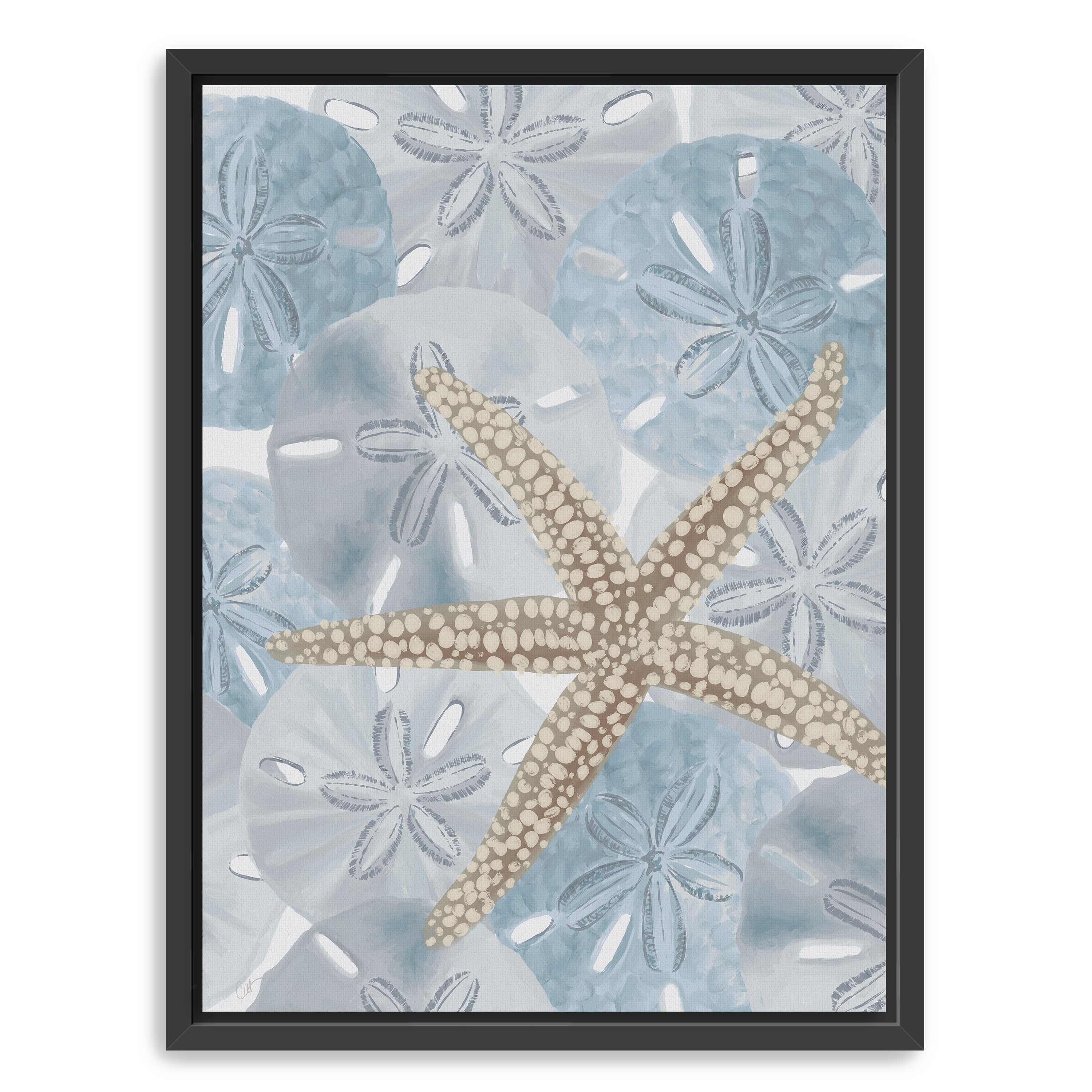 Ocean Floor Duo Canvas Giclee