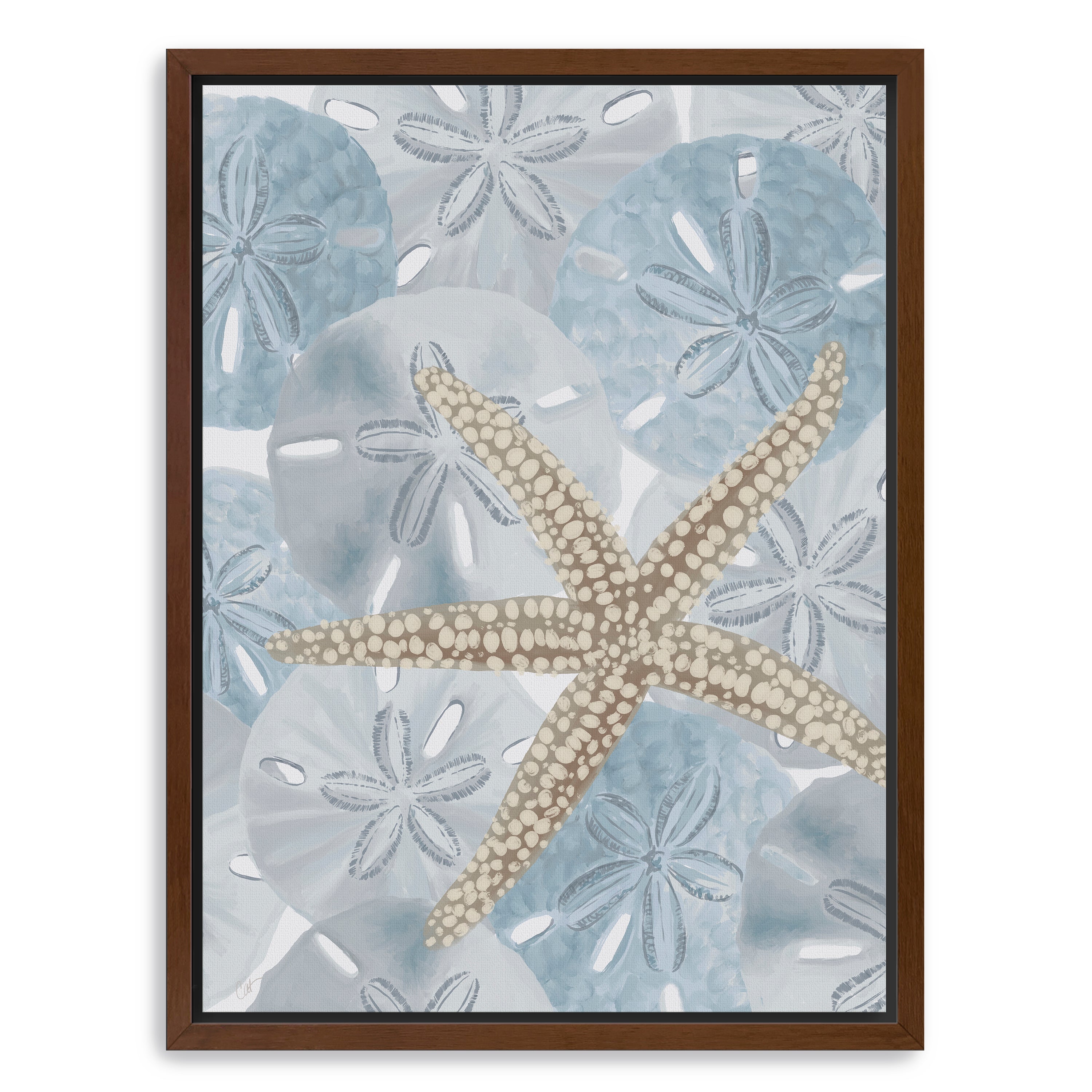 Ocean Floor Duo Canvas Giclee