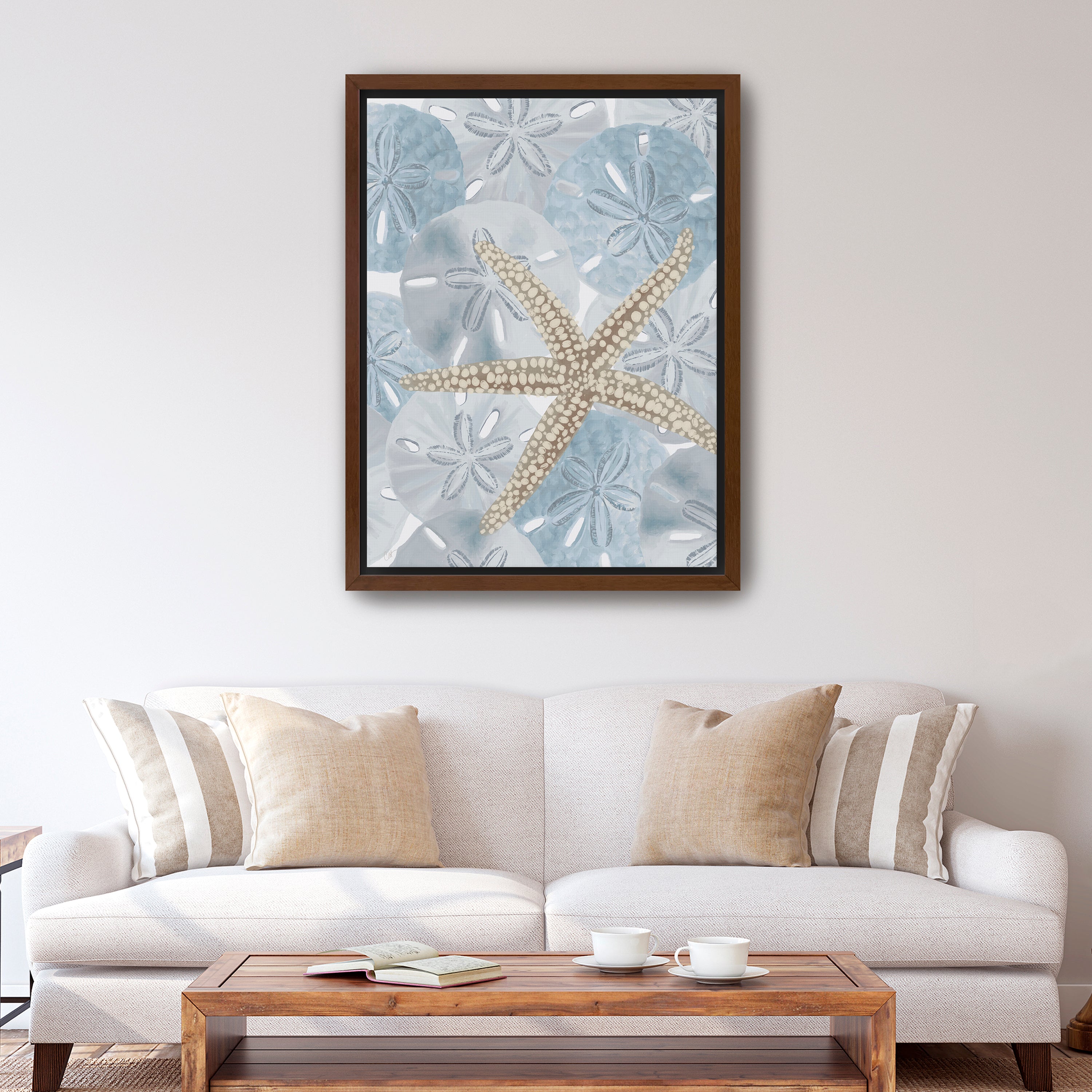 Ocean Floor Duo Canvas Giclee