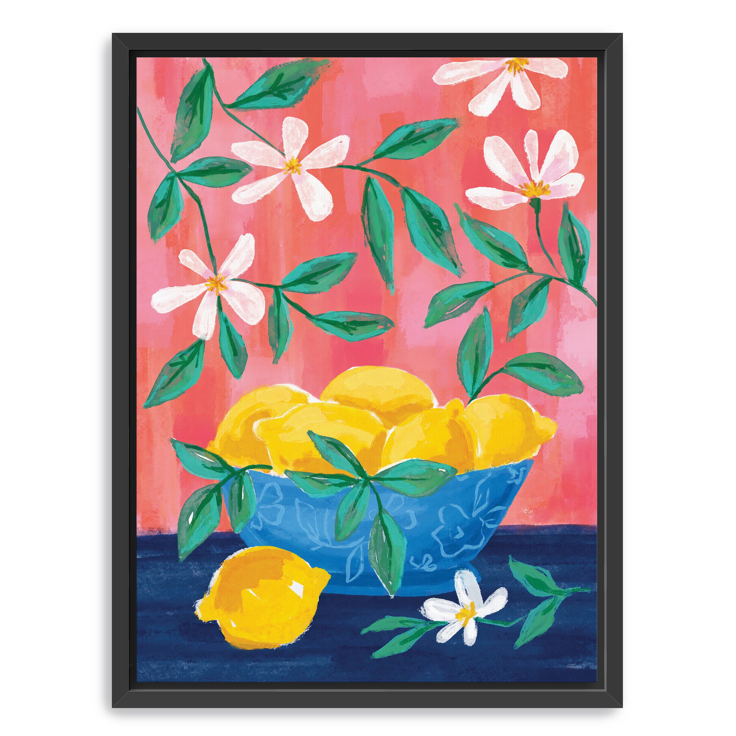 Summer Lemons Canvas Giclee