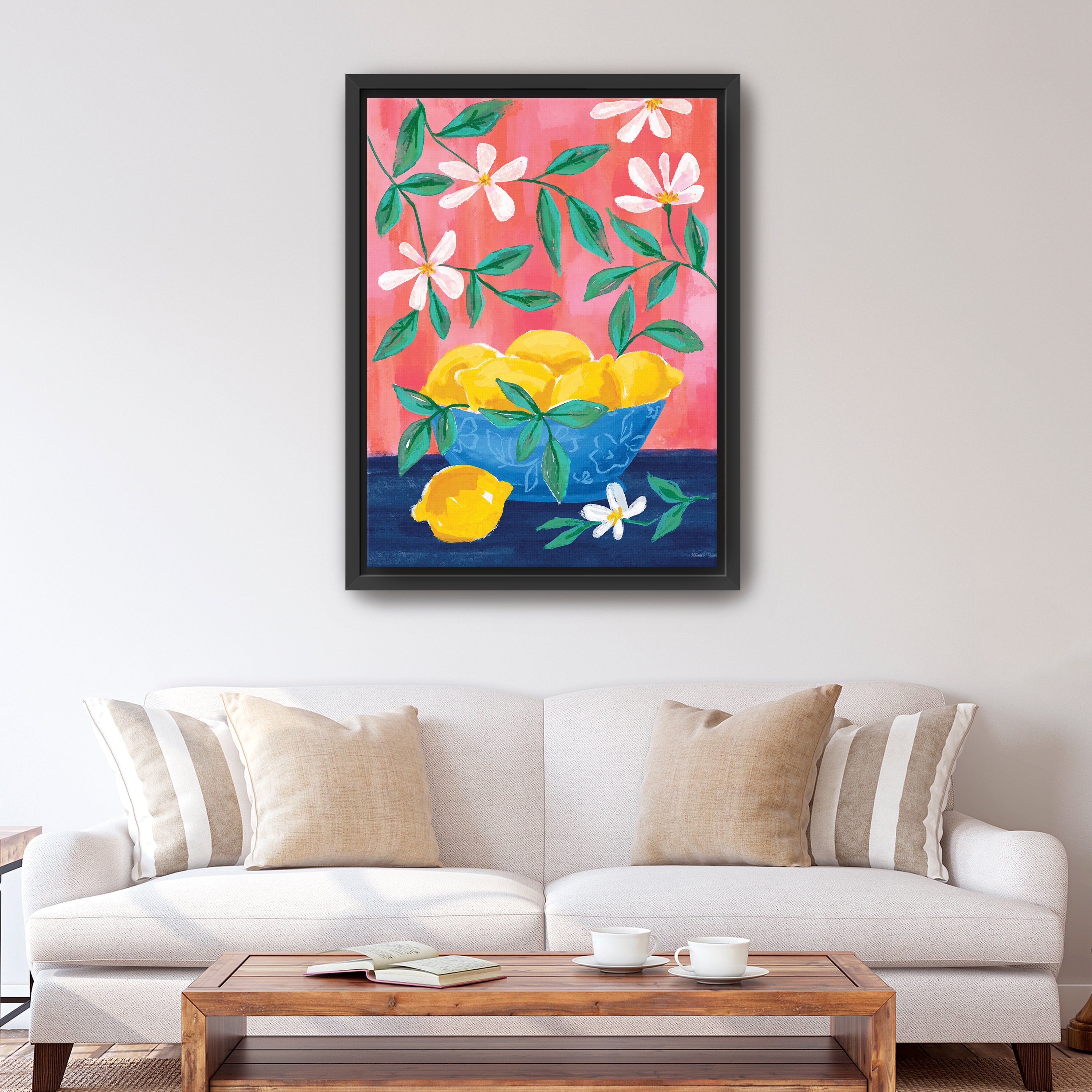Summer Lemons Canvas Giclee