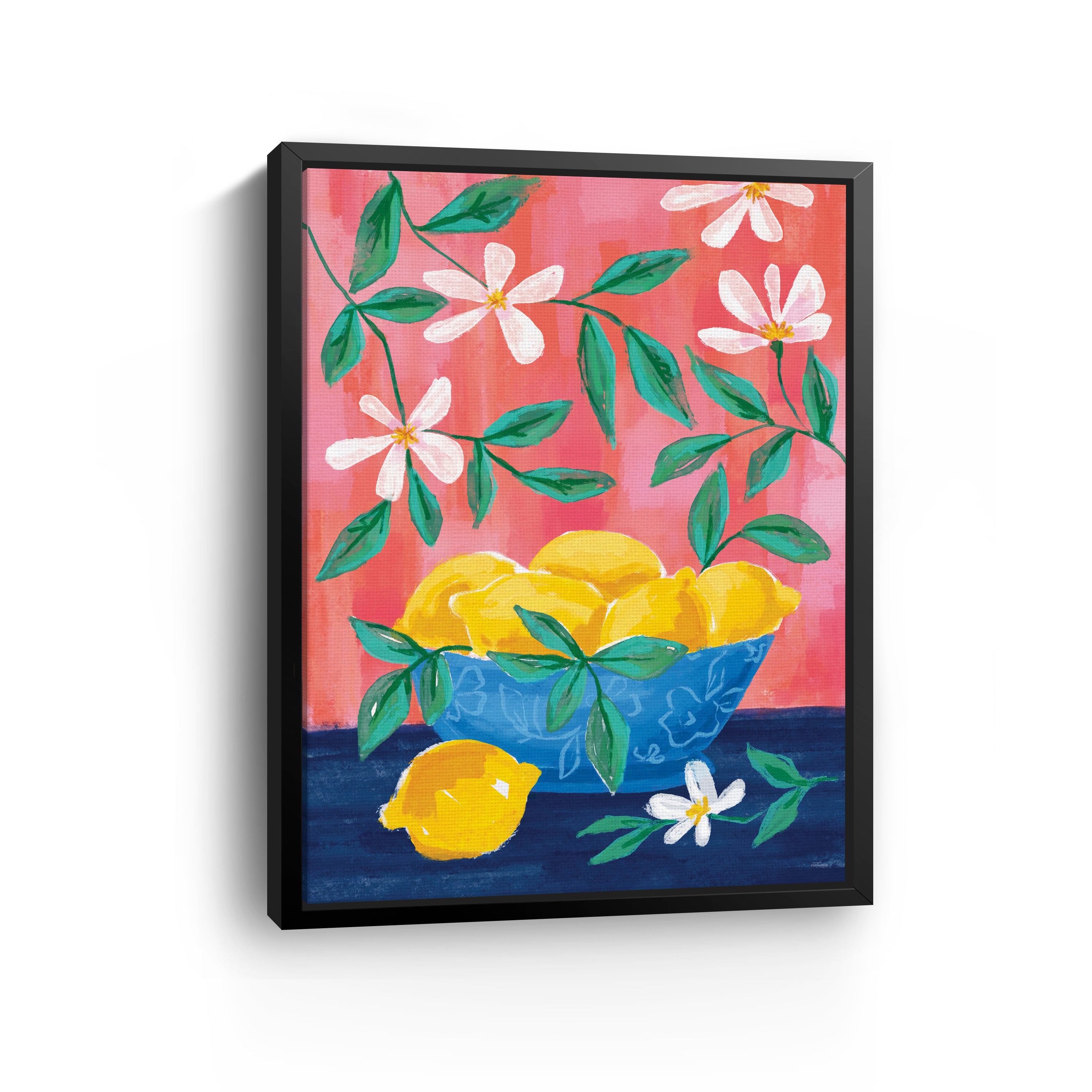Summer Lemons Canvas Giclee