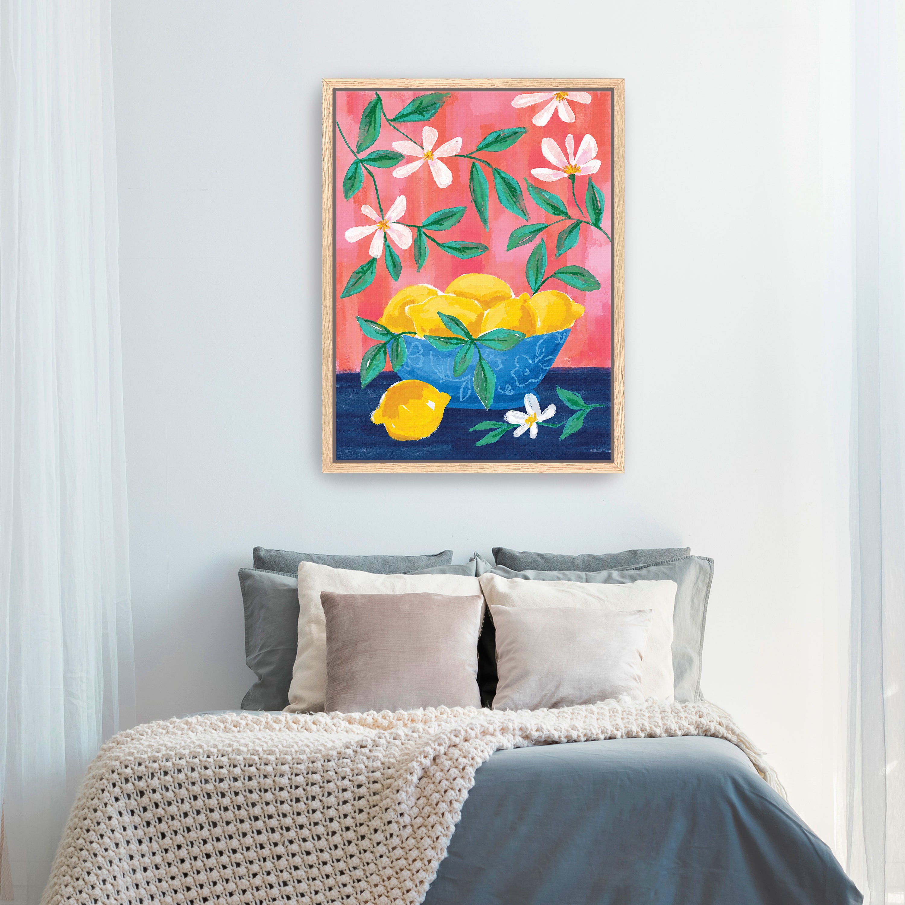 Summer Lemons Canvas Giclee