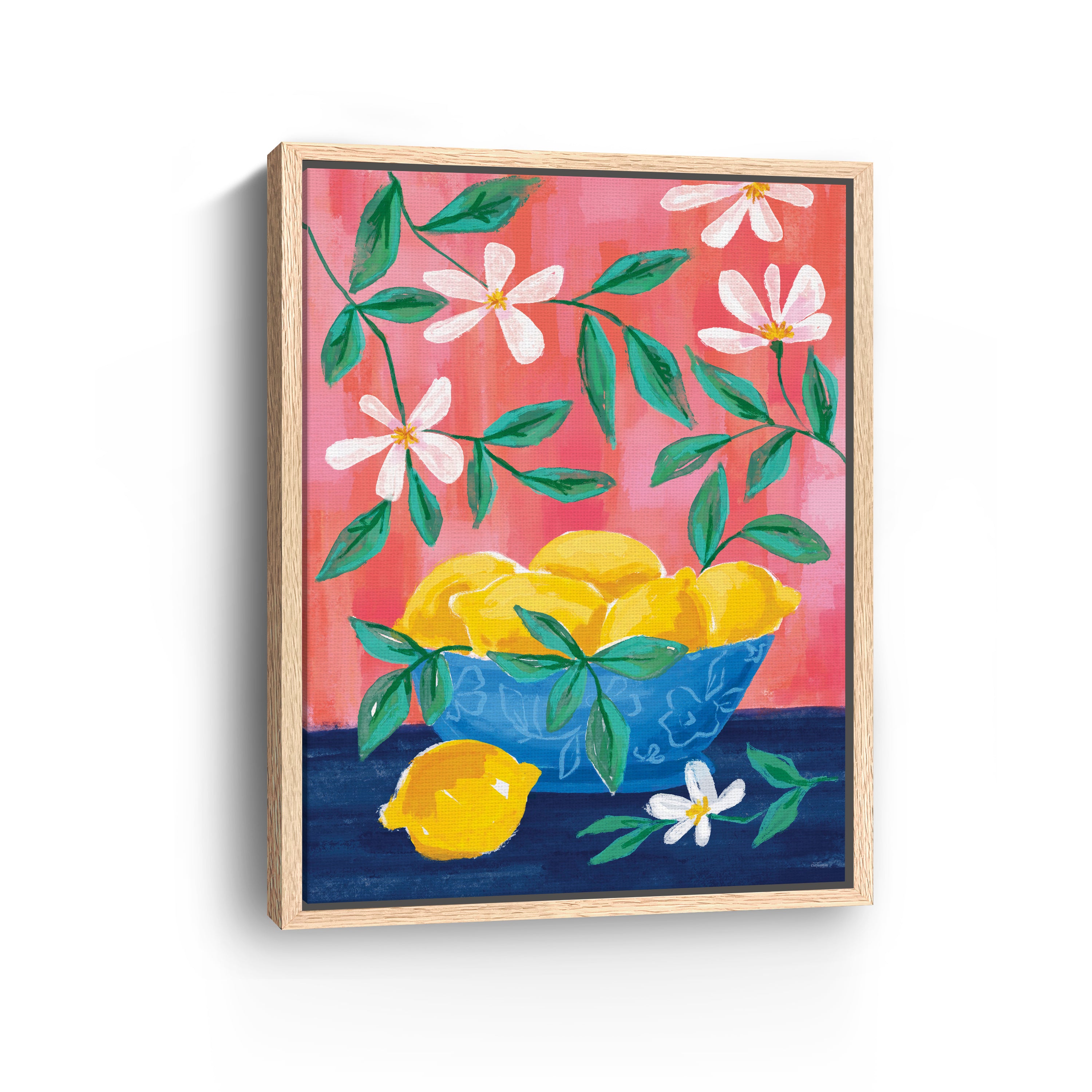 Summer Lemons Canvas Giclee