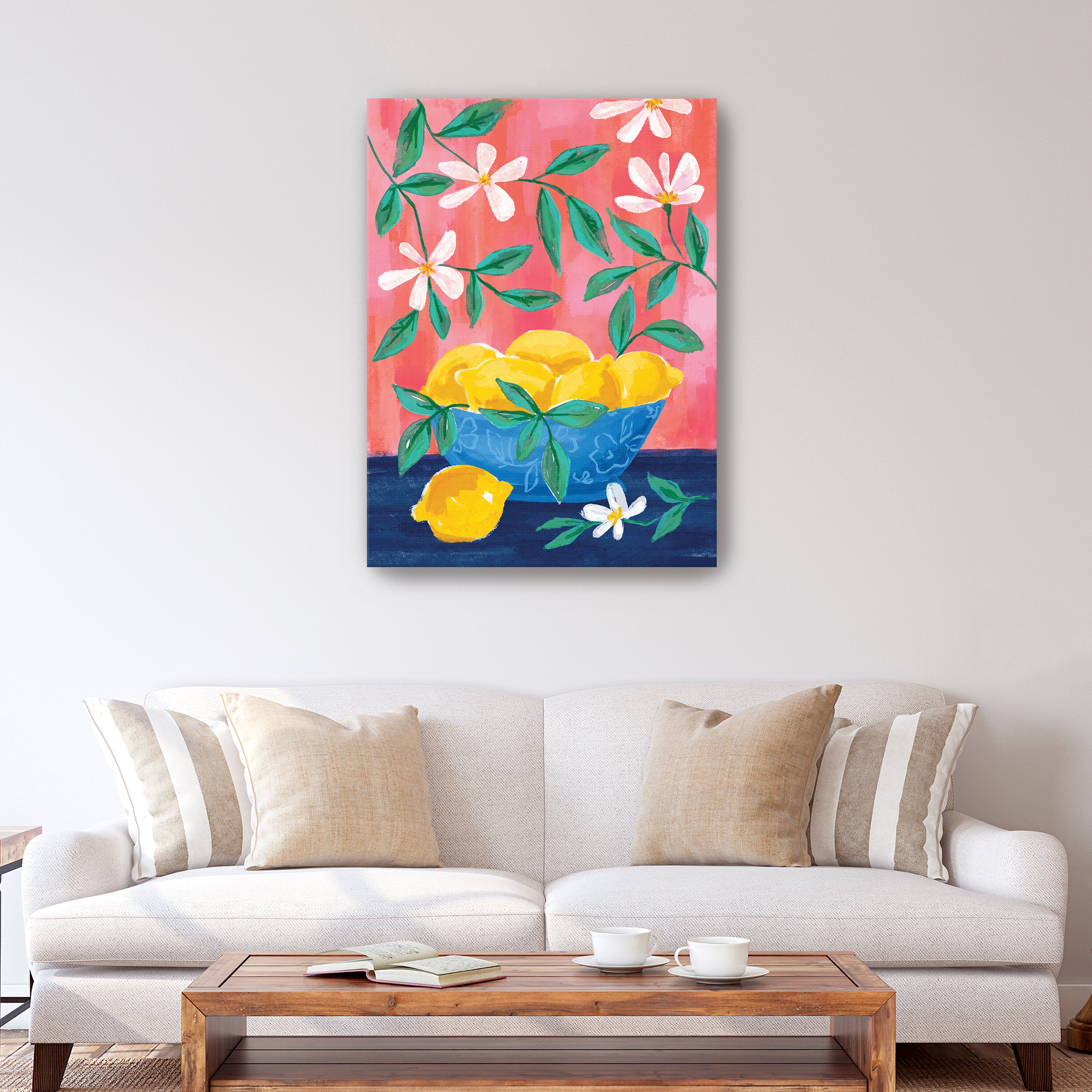 Summer Lemons Canvas Giclee