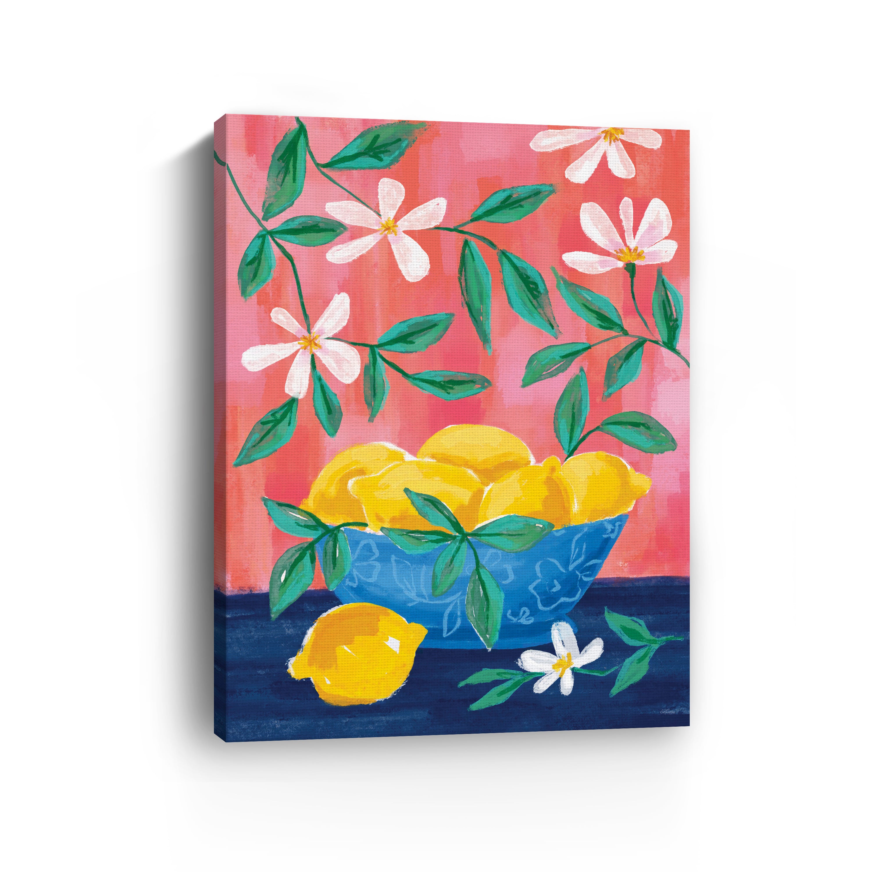 Summer Lemons Canvas Giclee
