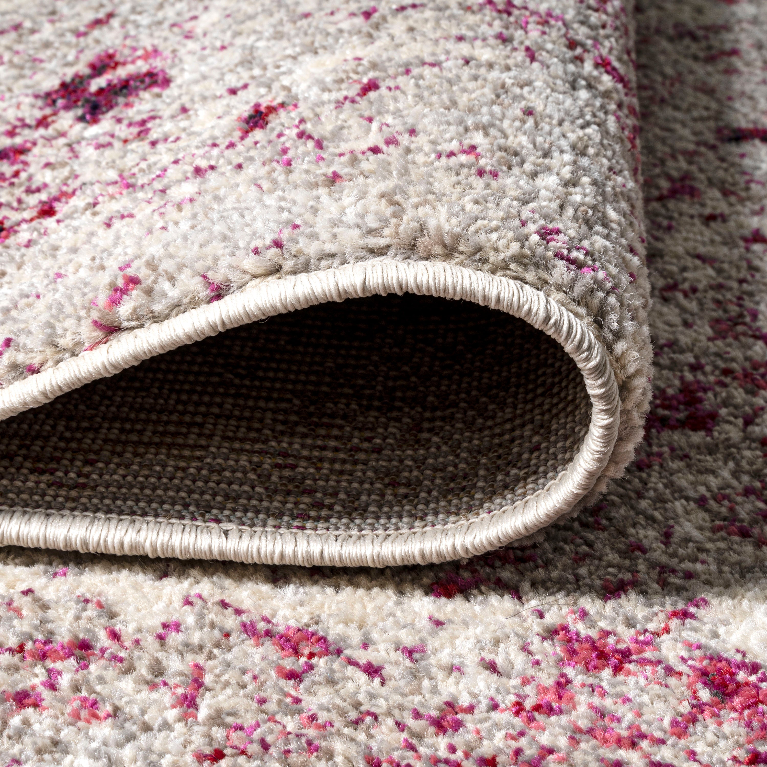 Contemporary POP Burnout Modern Abstract Vintage Faded Area Rug