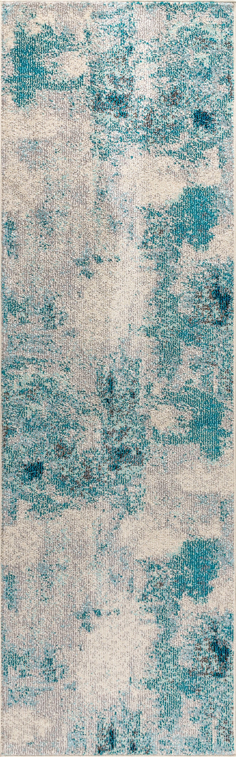Contemporary POP Brushstroke Modern Abstract Vintage Area Rug