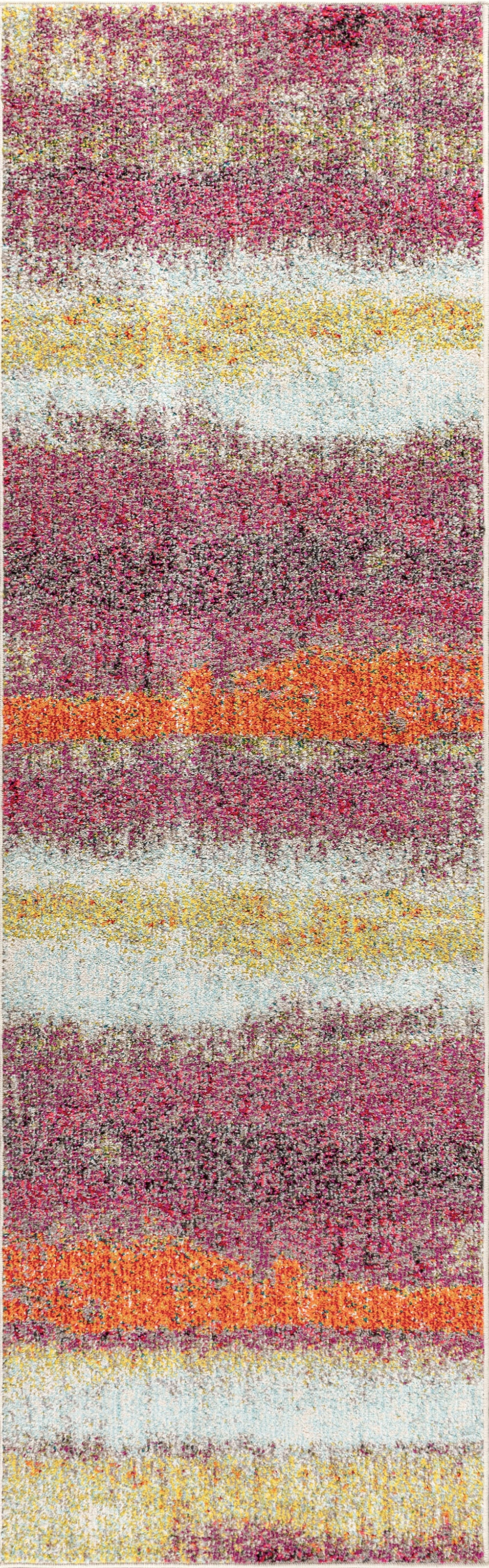Contemporary POP Stripe Modern Abstract Vintage Area Rug