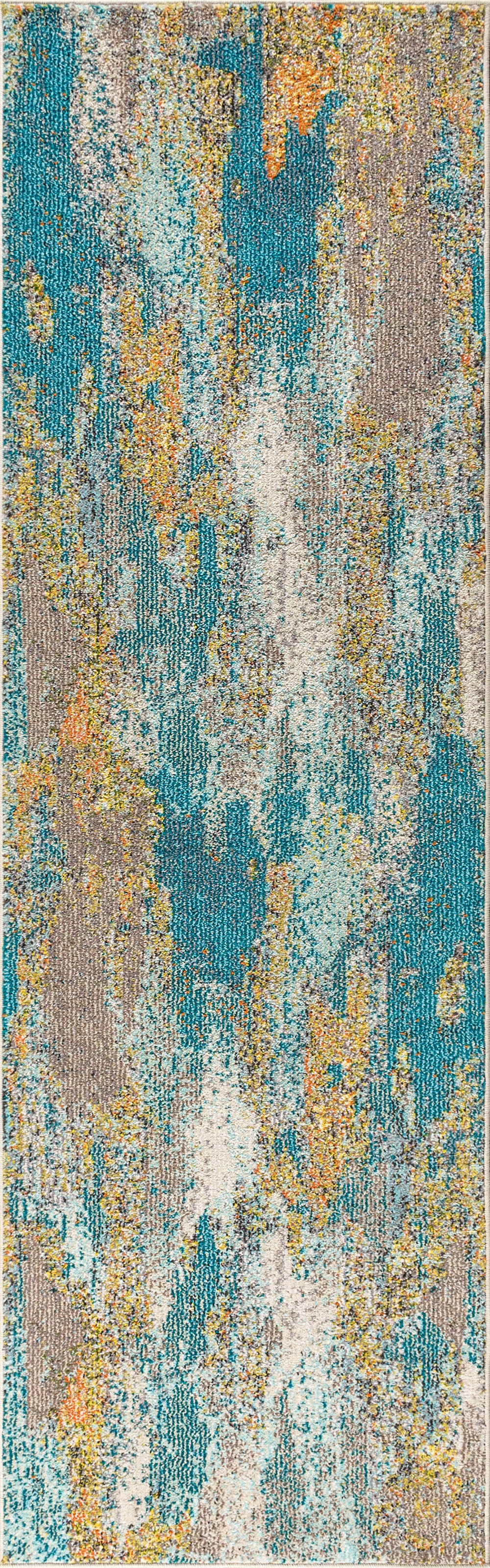 Contemporary POP Modern Abstract Vintage Waterfall Area Rug