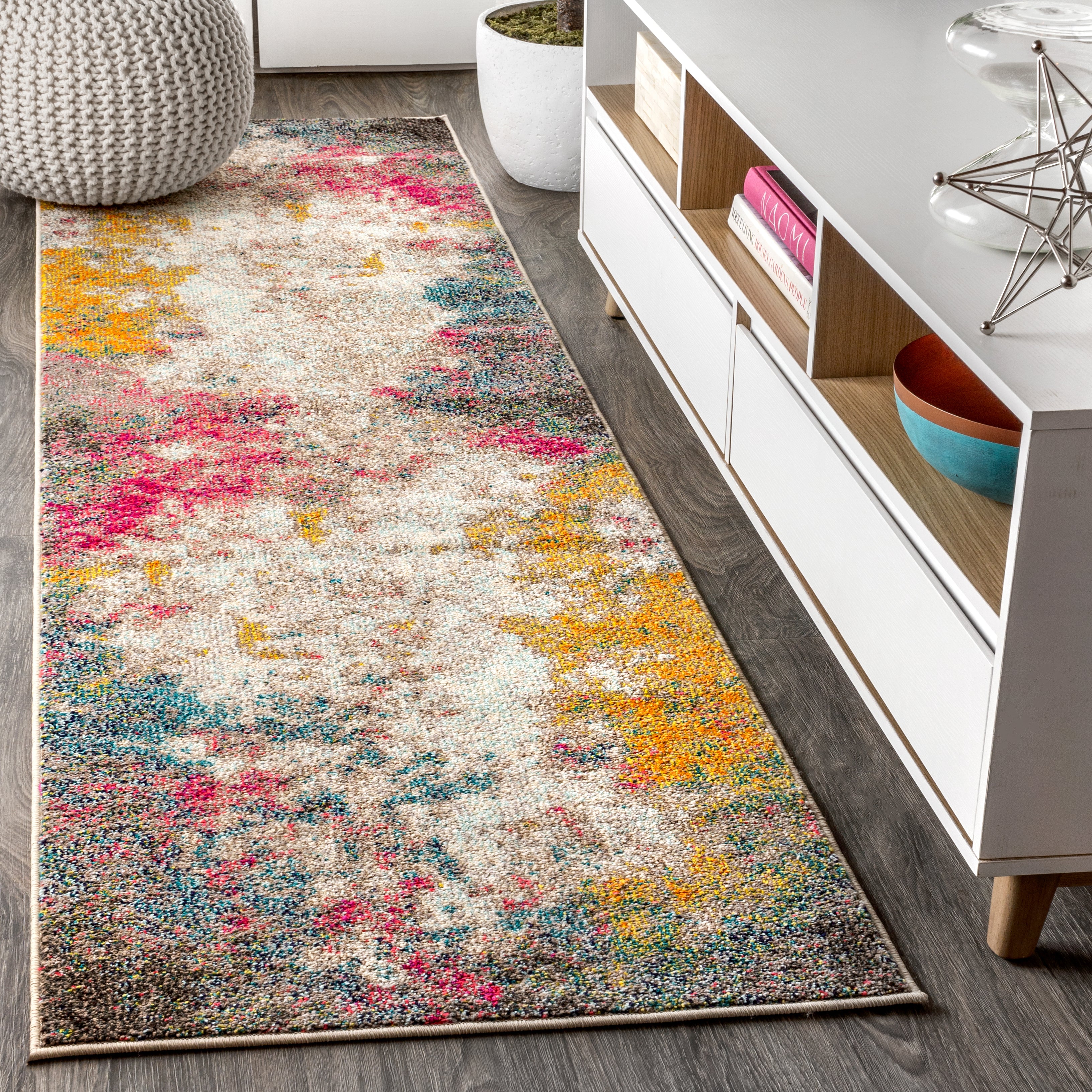 Contemporary POP High Contrast Modern Abstract Area Rug
