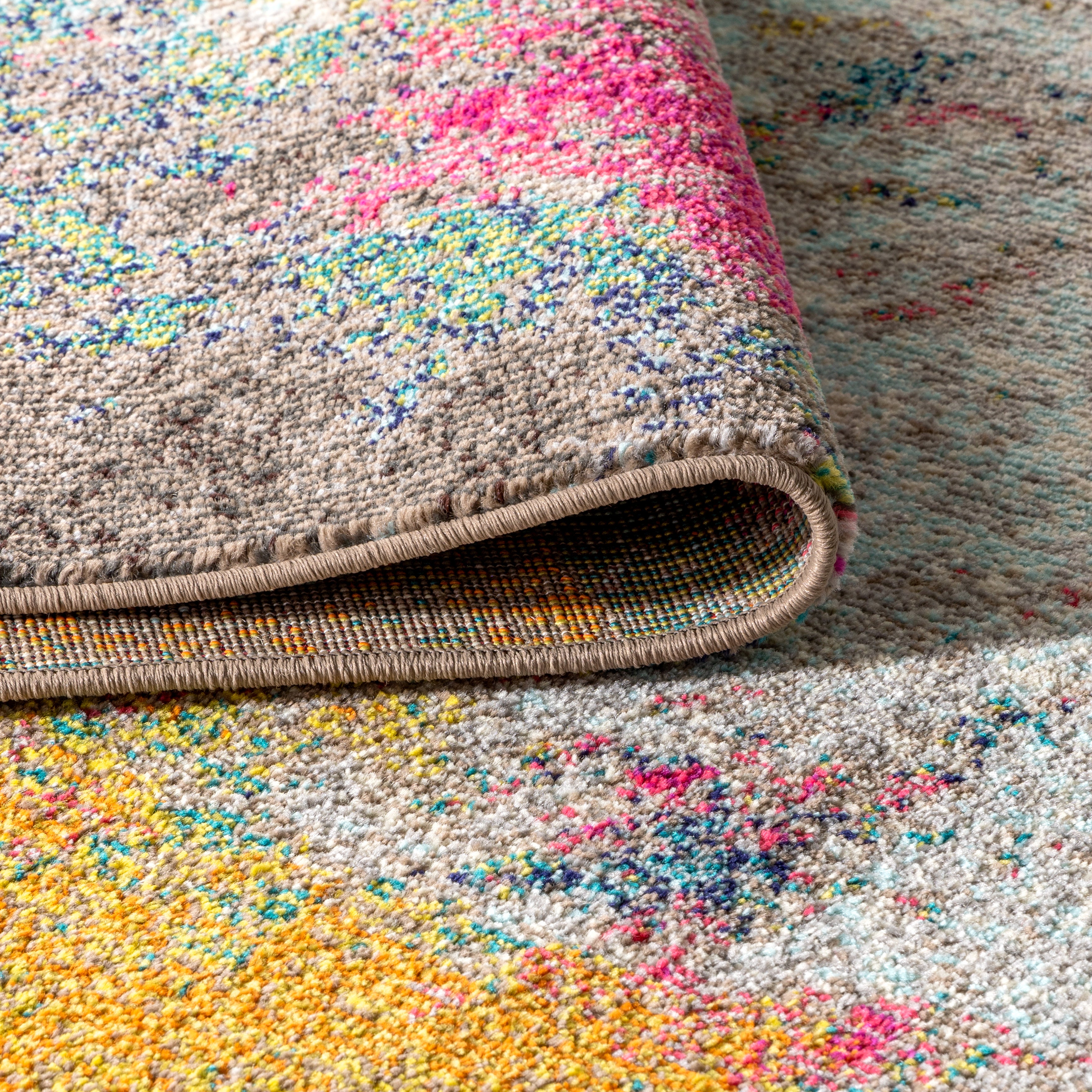 Contemporary POP High Contrast Modern Abstract Area Rug