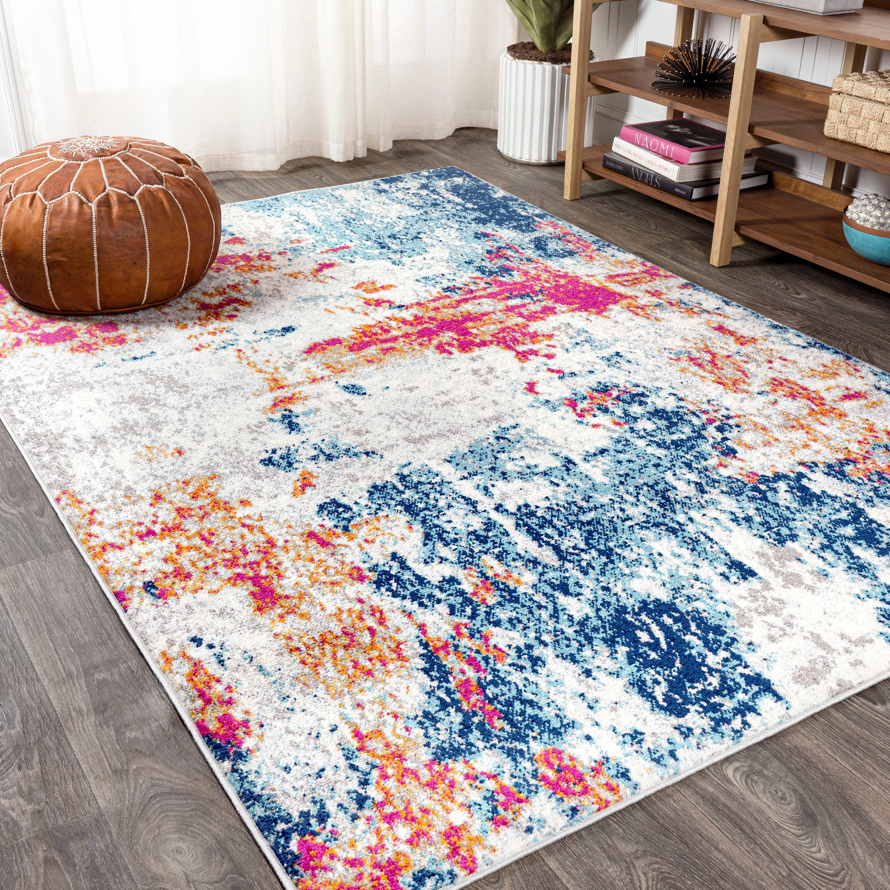 Sunset Modern Abstract Area Rug