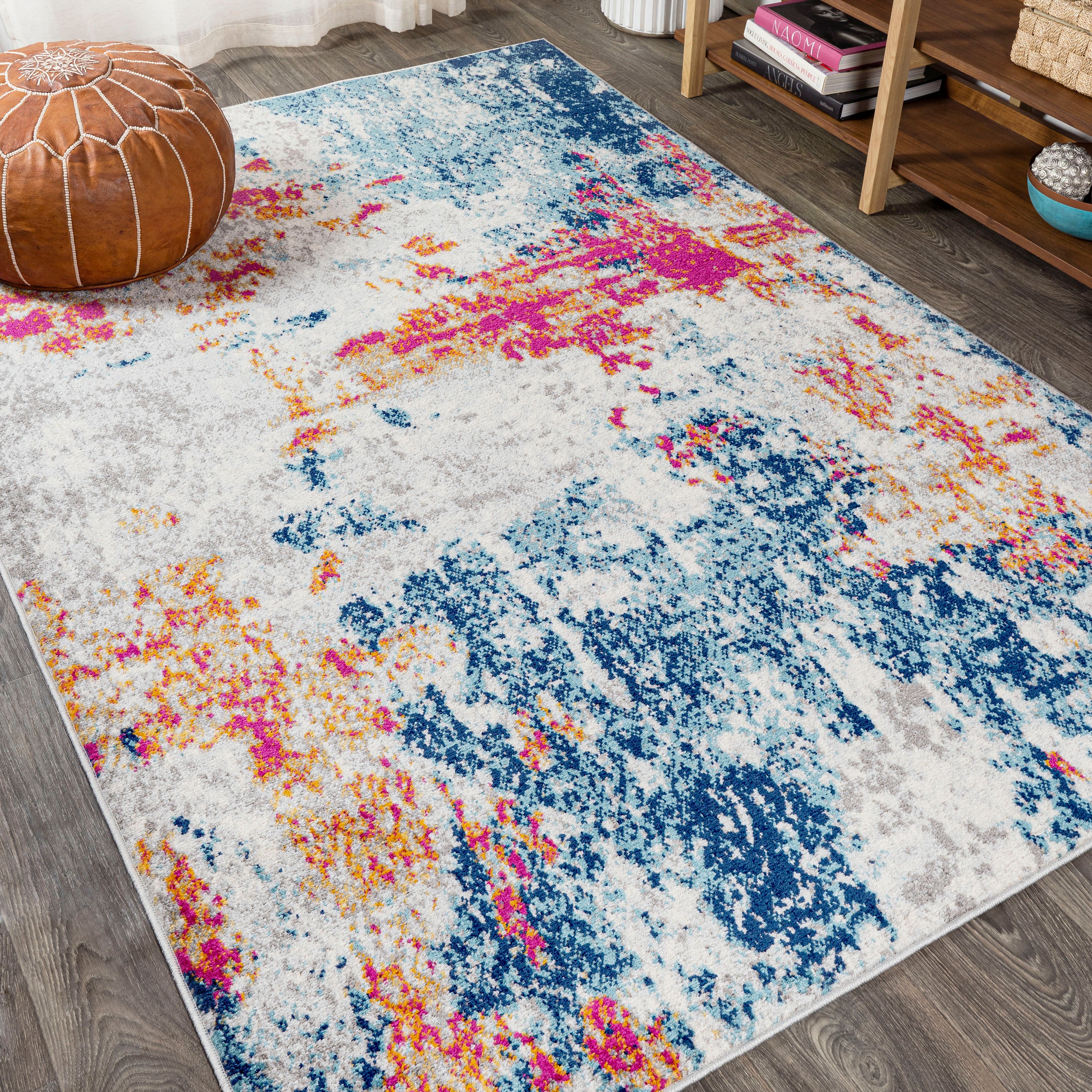 Sunset Modern Abstract Area Rug