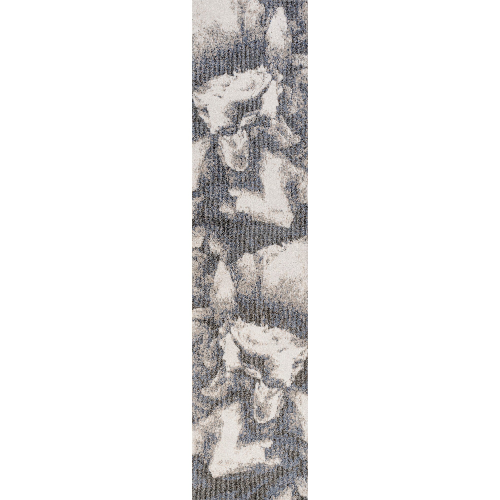 Petalo Abstract Two-Tone Modern Area Rug