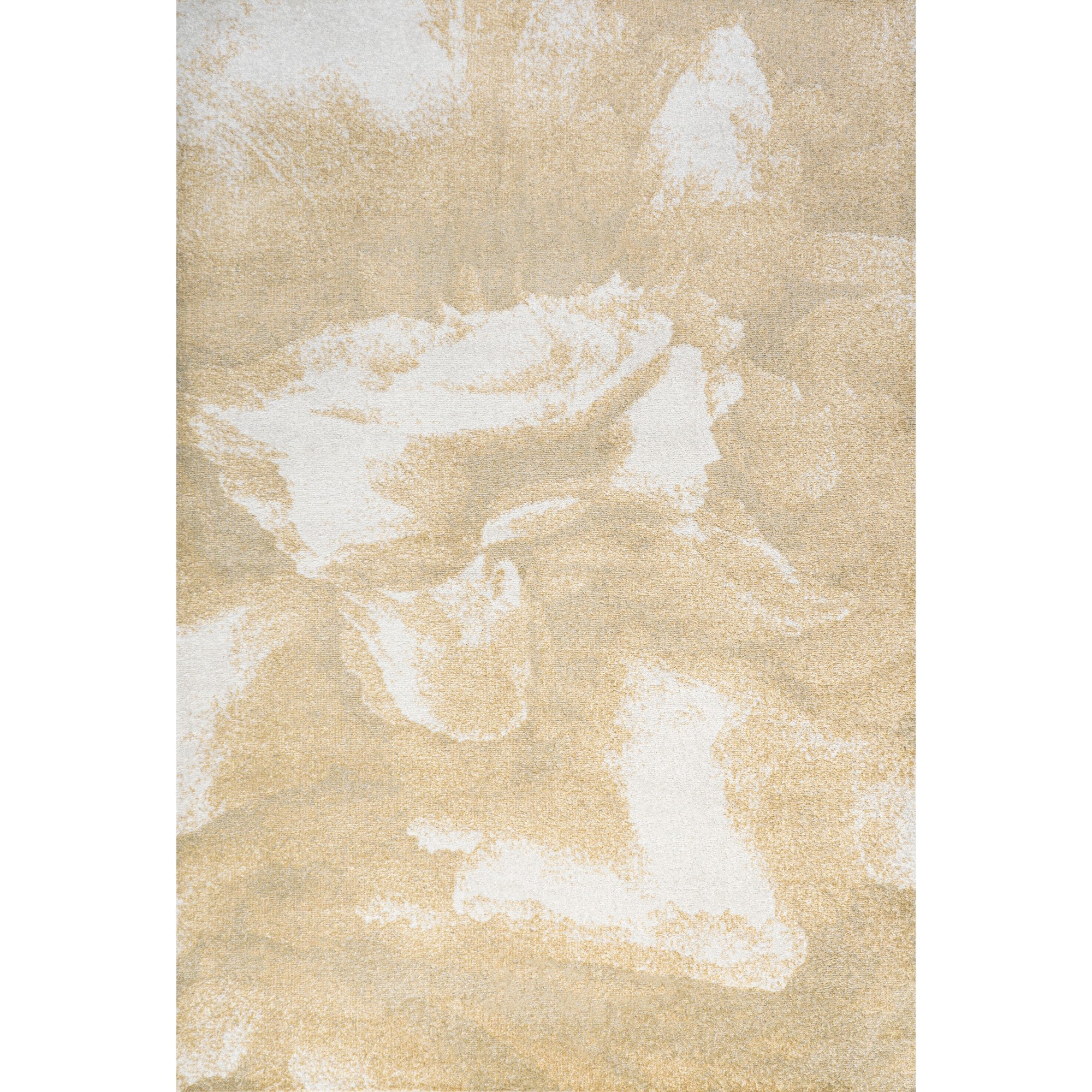 Petalo Abstract Two-Tone Modern Area Rug