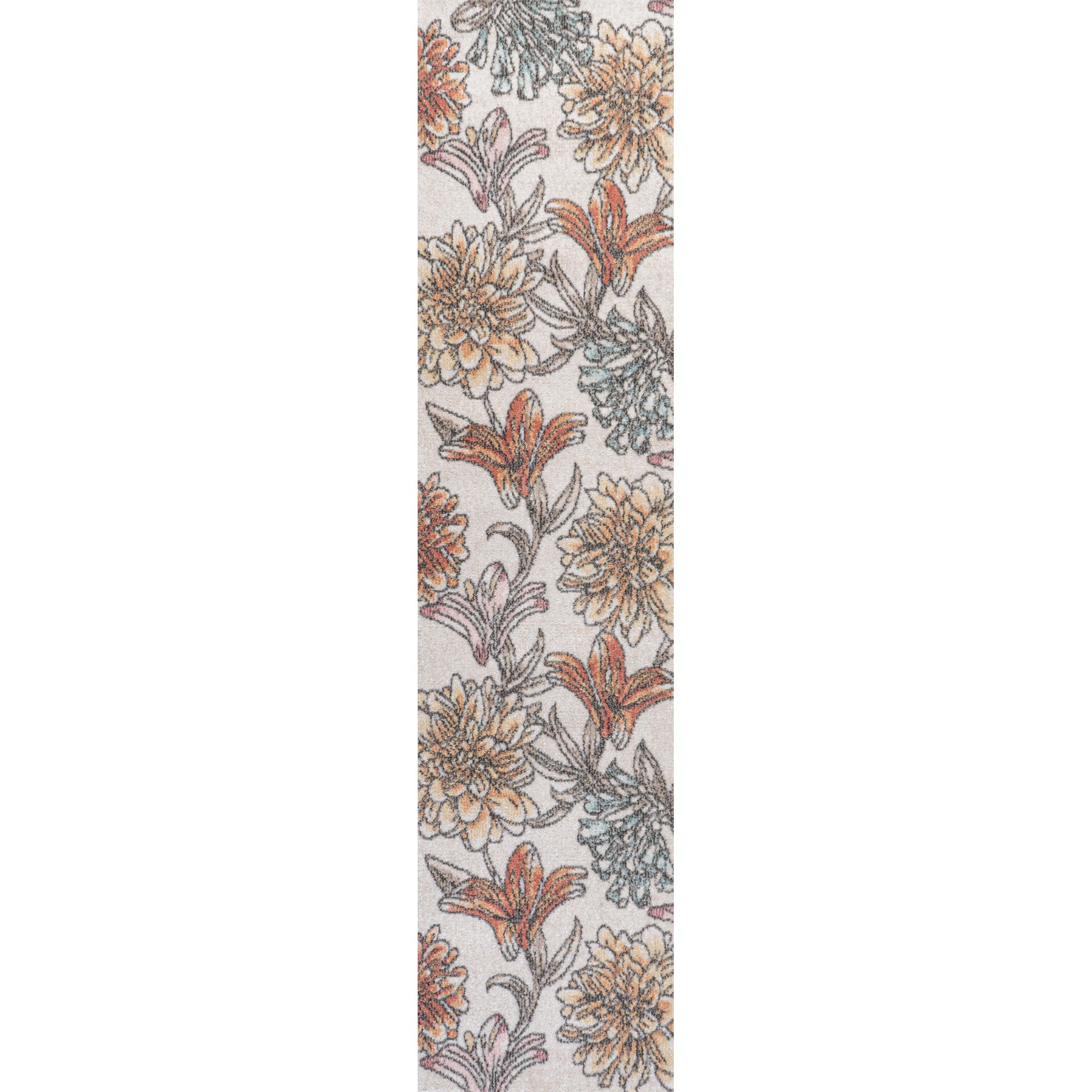 Giglio Modern Botanical Flower Area Rug
