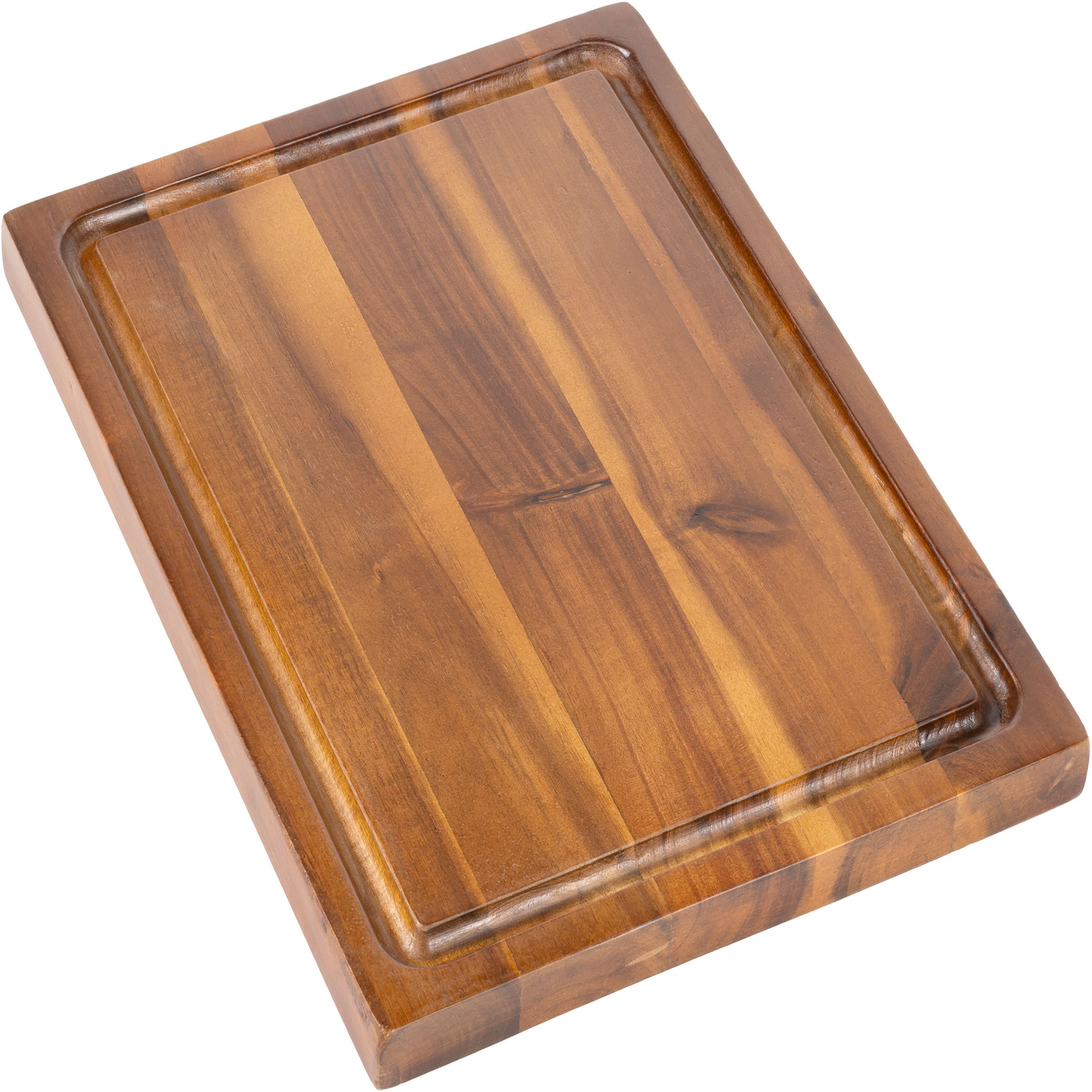 Eldridge Handcrafted Acacia Wood Reversible Cutting Board with Juice Grooves
