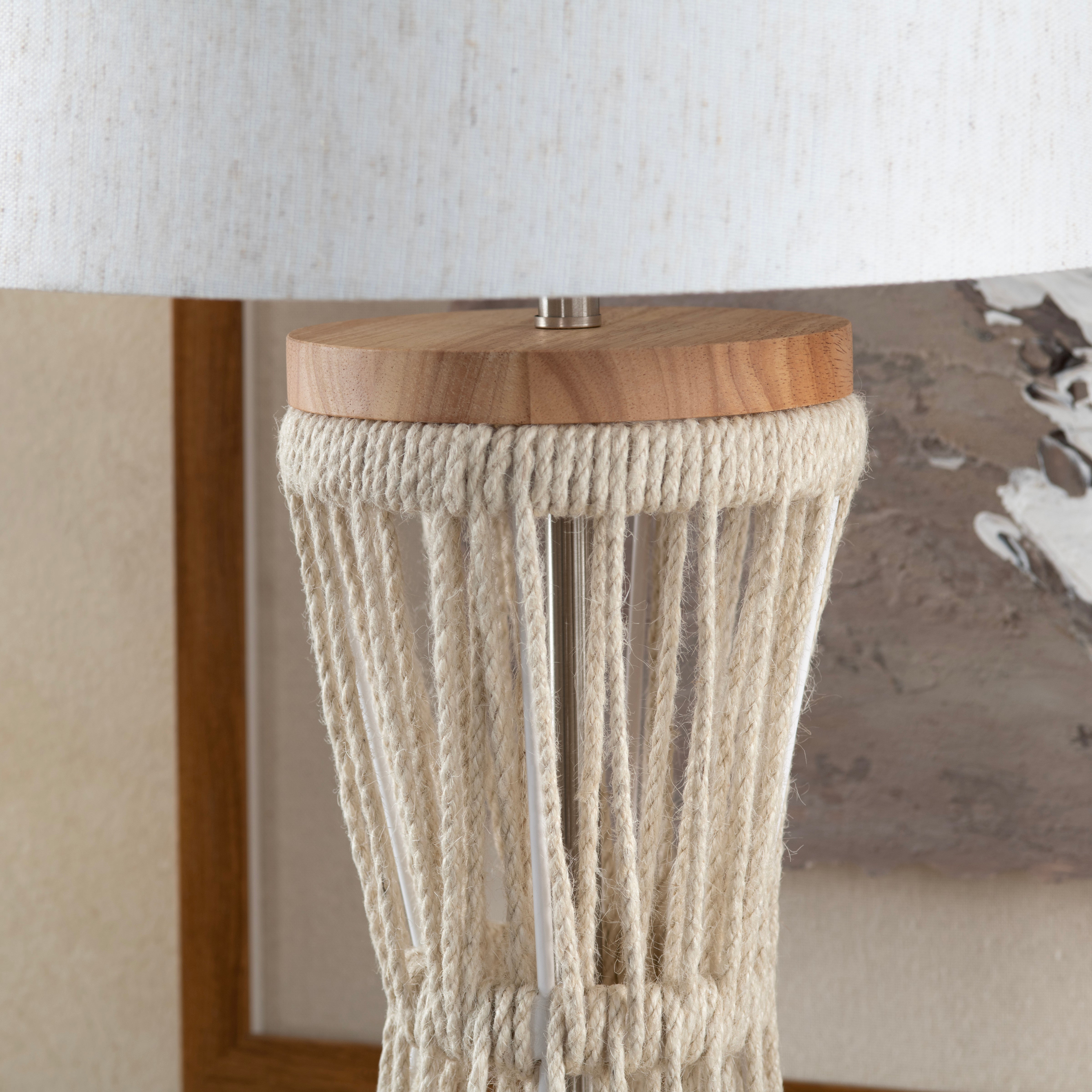 Hemp Slim Waist Table Lamp