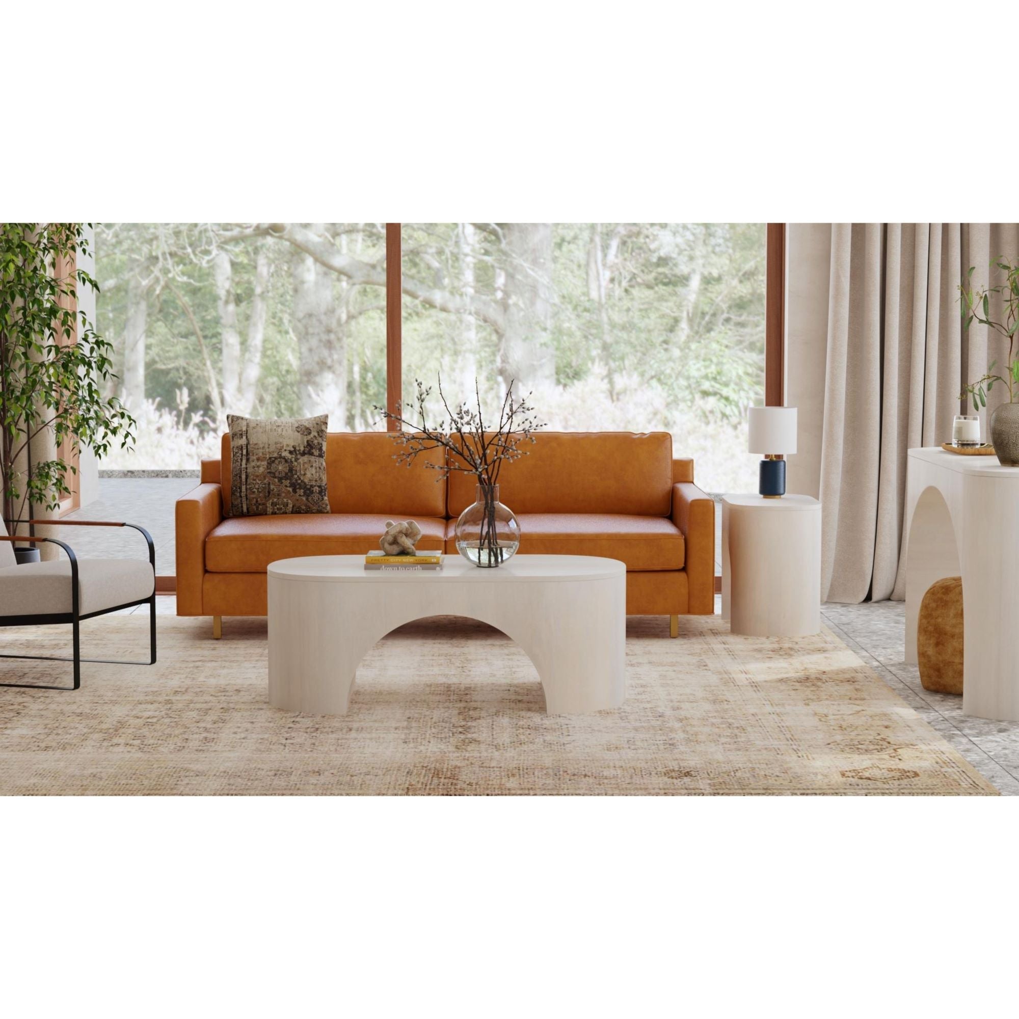 Celeste 25"W Arch Side Table