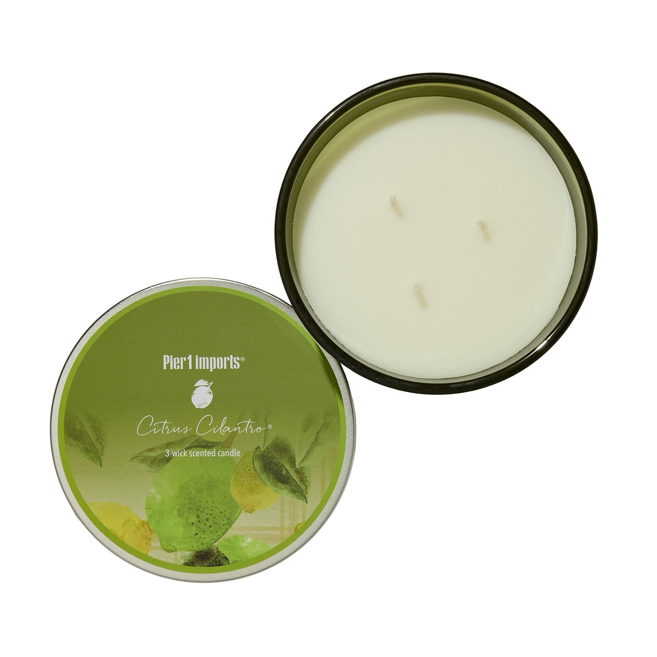 Pier 1 Citrus Cilantro® Filled 3-Wick Candle 14oz
